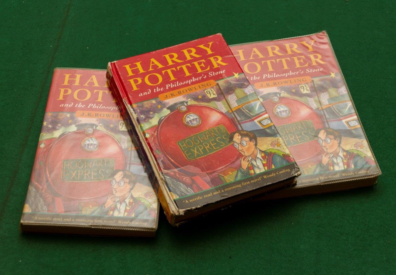 Rare Harry Potter books saved from skip up for auction