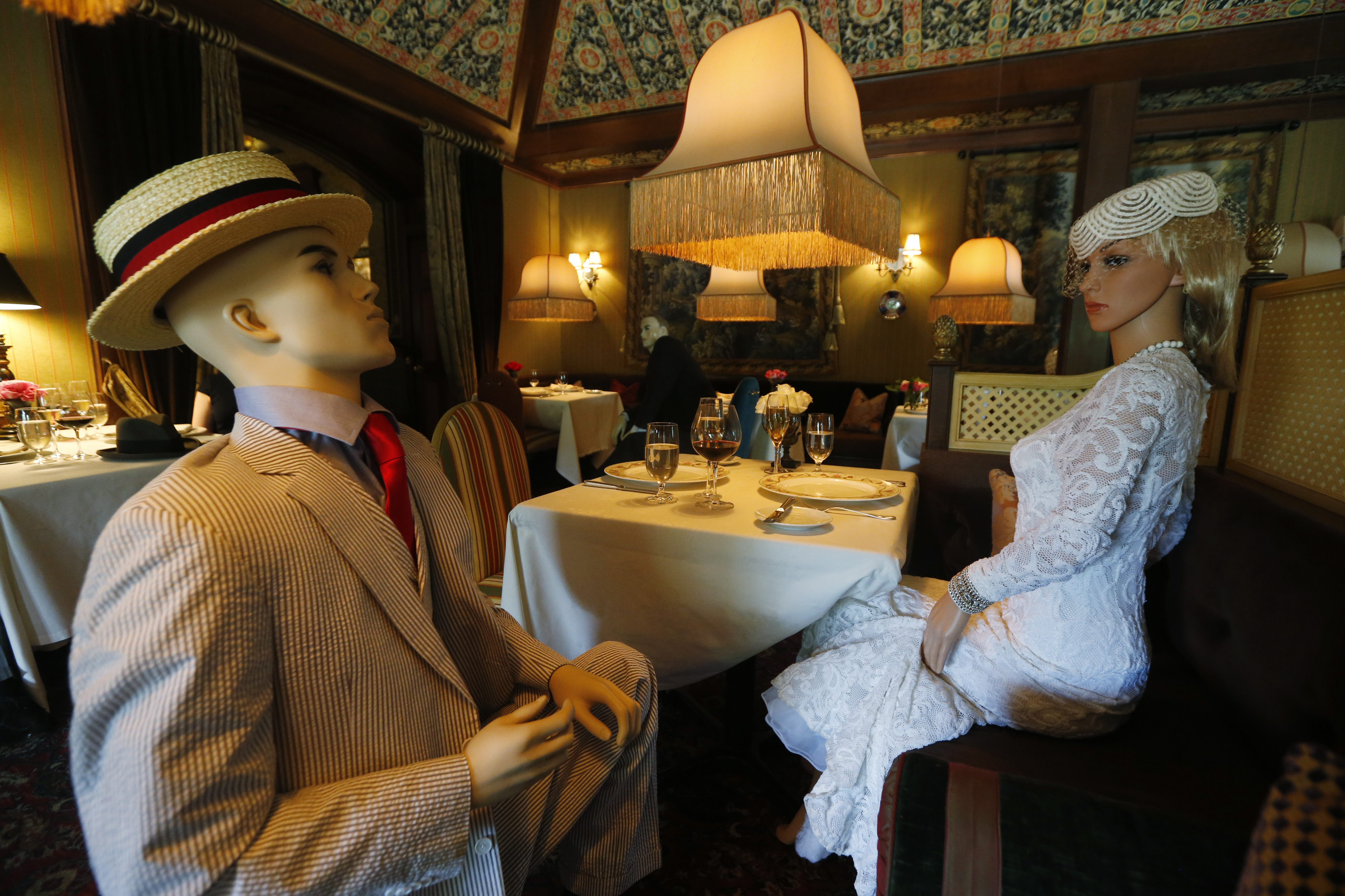 The dummies will help keep patrons apart