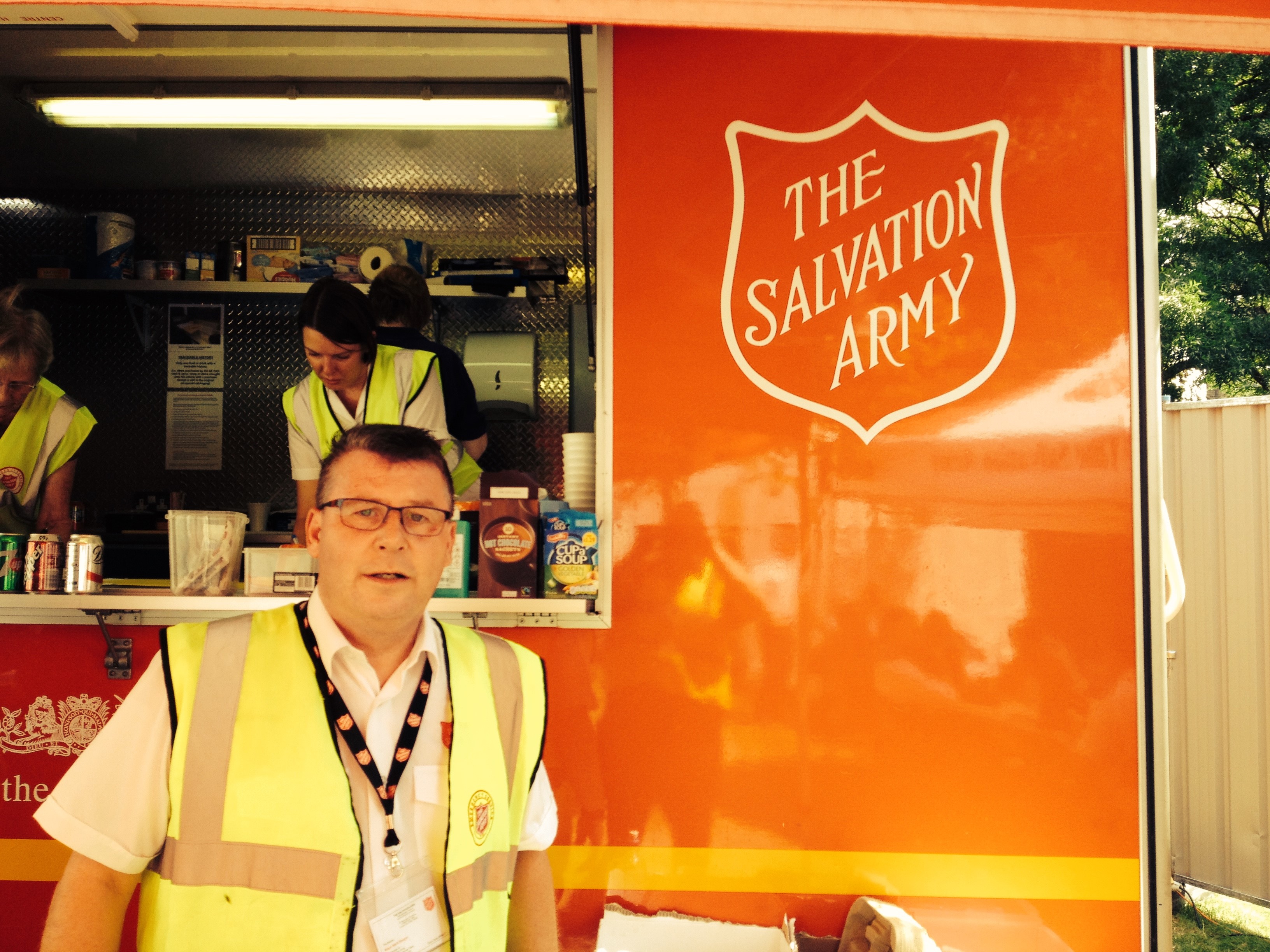 Major Mark Sawyer, the Salvation Army church co-leader of Norwich Citadel