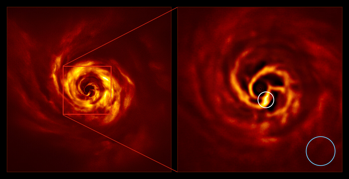 The images of the AB Aurigae star system 