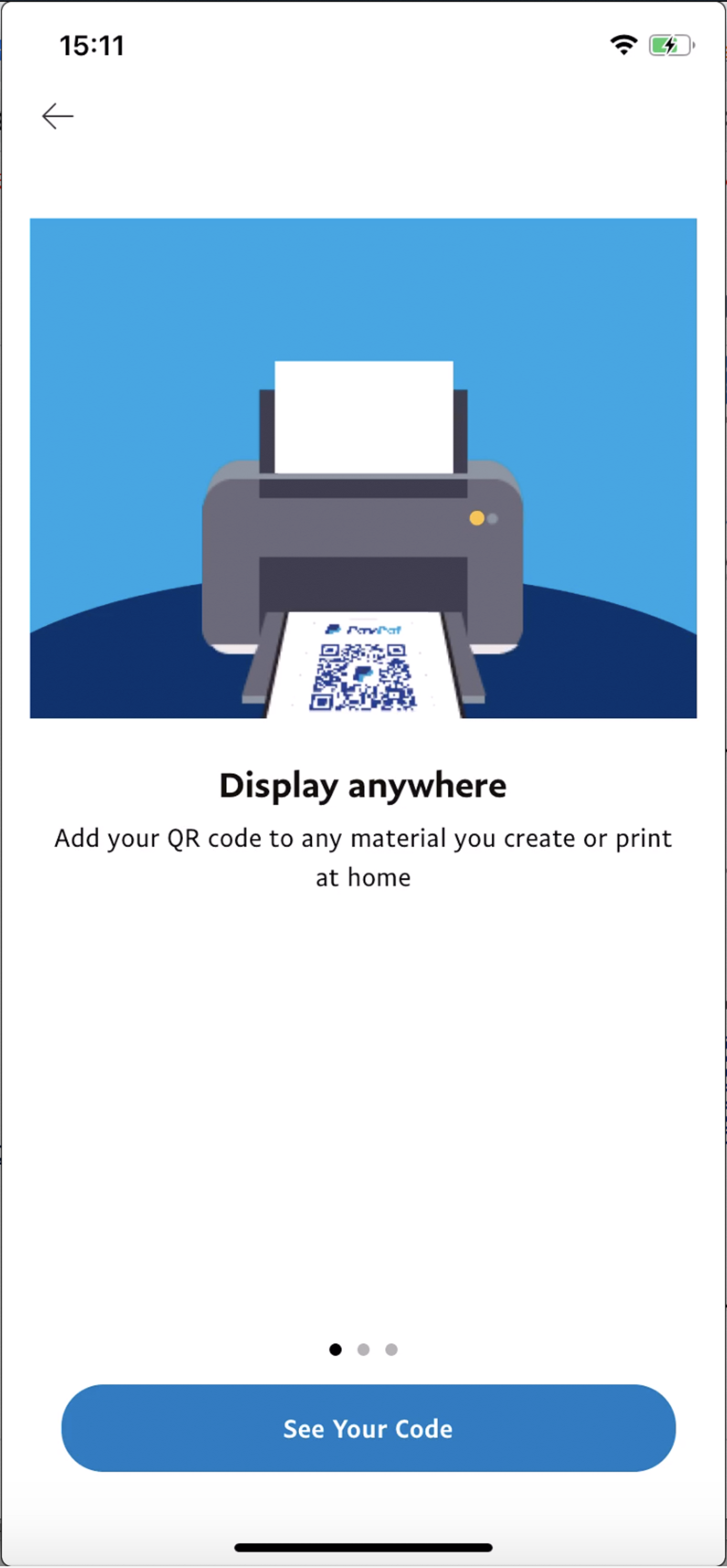 PayPal's new QR Code feature in its payment app