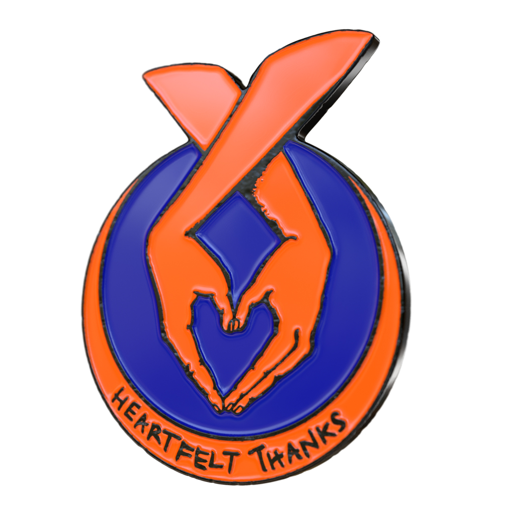 The original badge design 