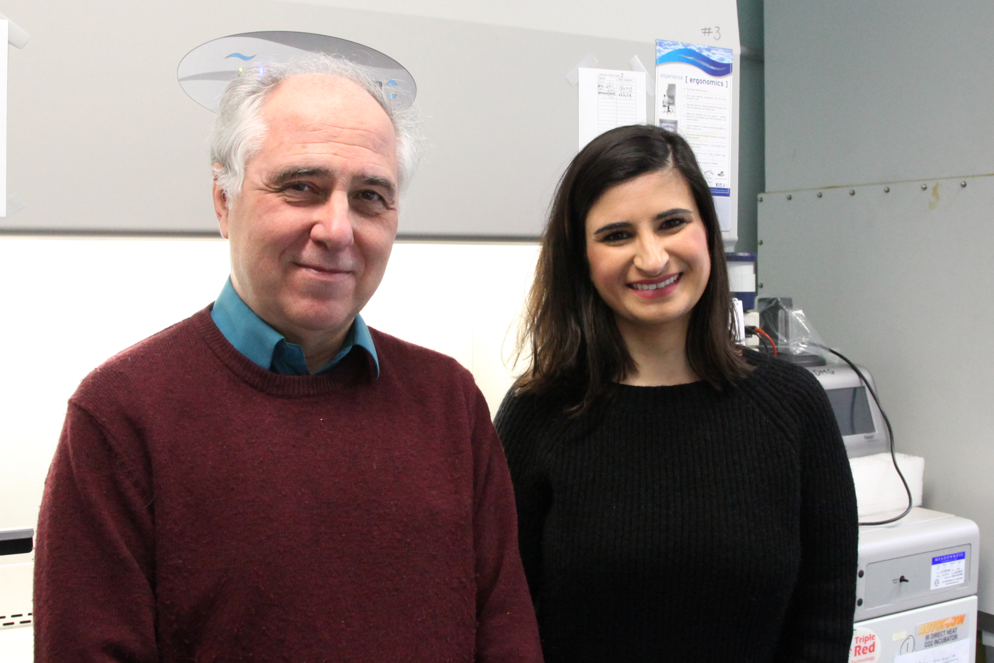 Cambridge University scientists Alfonso Martinez Arias and Naomi Moris