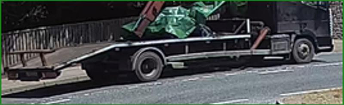 Police want to trace this vehicle in connection with the burglary (Devon and Cornwall Police/PA).