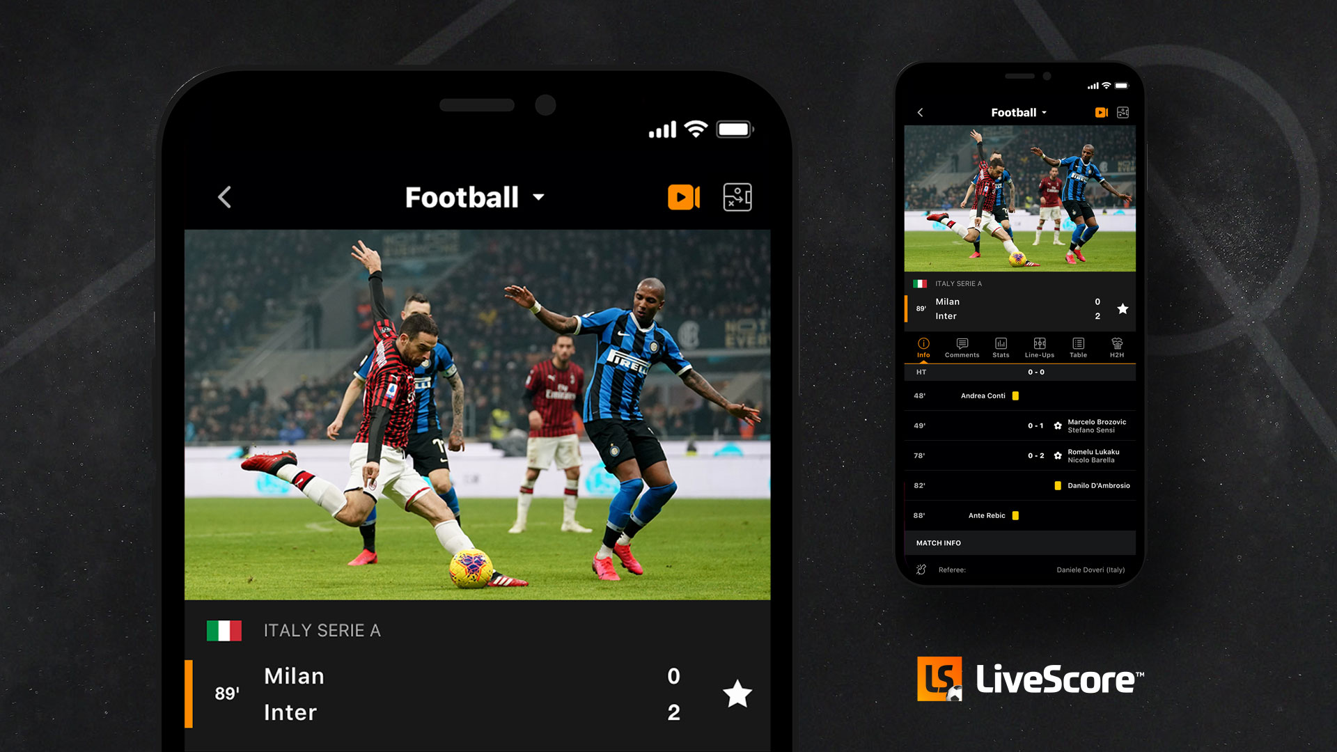 Results website LiveScore secures live streaming rights to all Serie A games