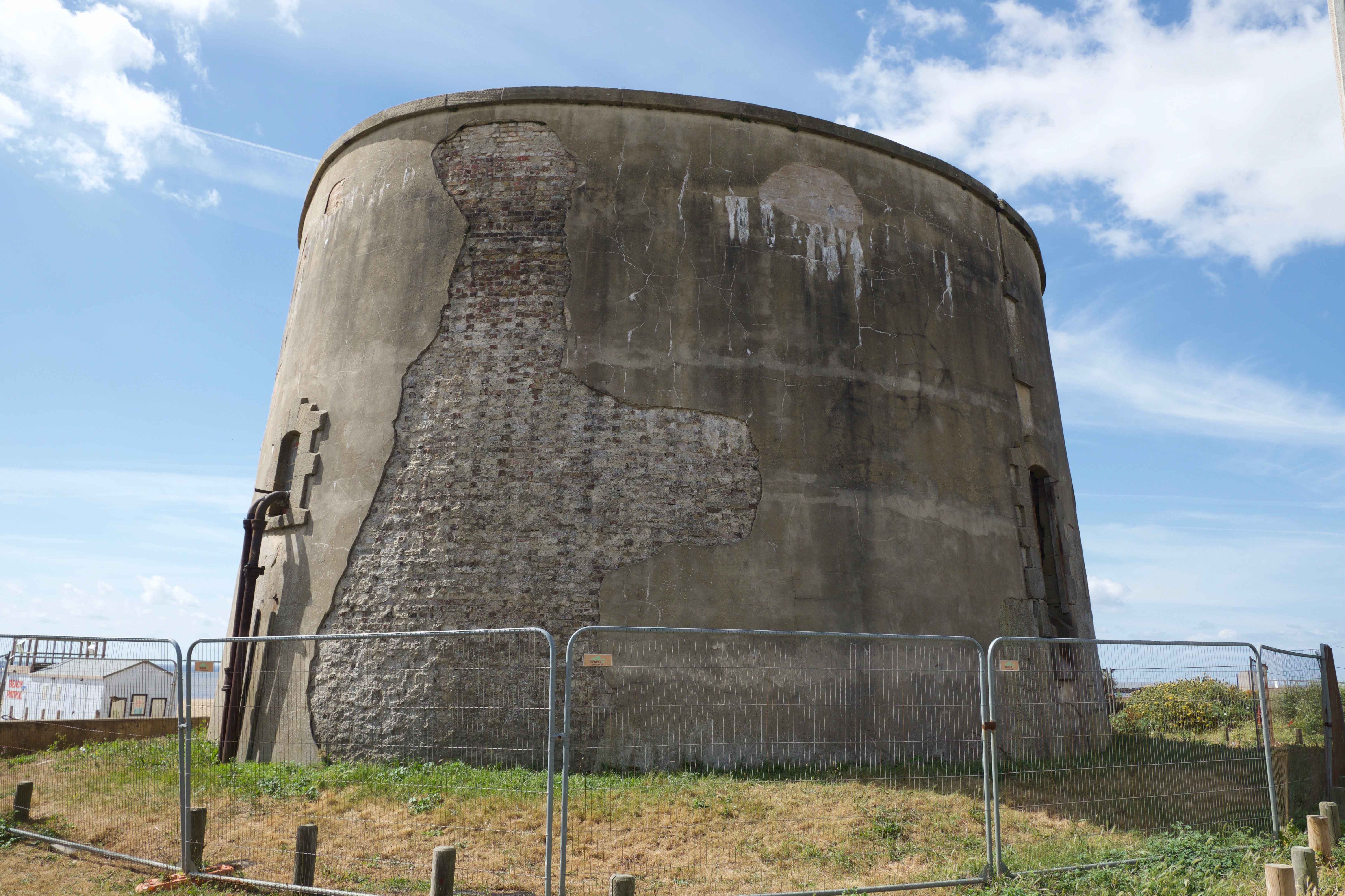 Martello Tower E in Clacton-on-Sea in Essex is to be repaired following a grant from Historic England. (Tendring District Council/ PA)