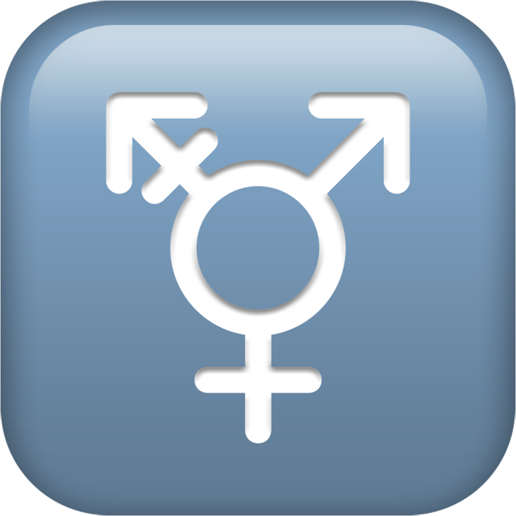 Transgender symbol emoji