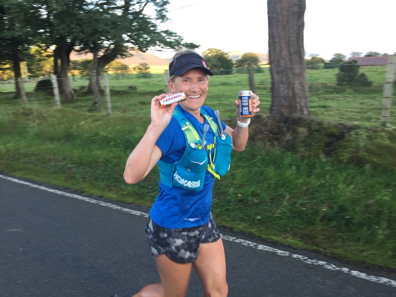 Runner Carla Molinaro ran from Land's End to John o' Groats in 12 days 30 minutes 14 seconds