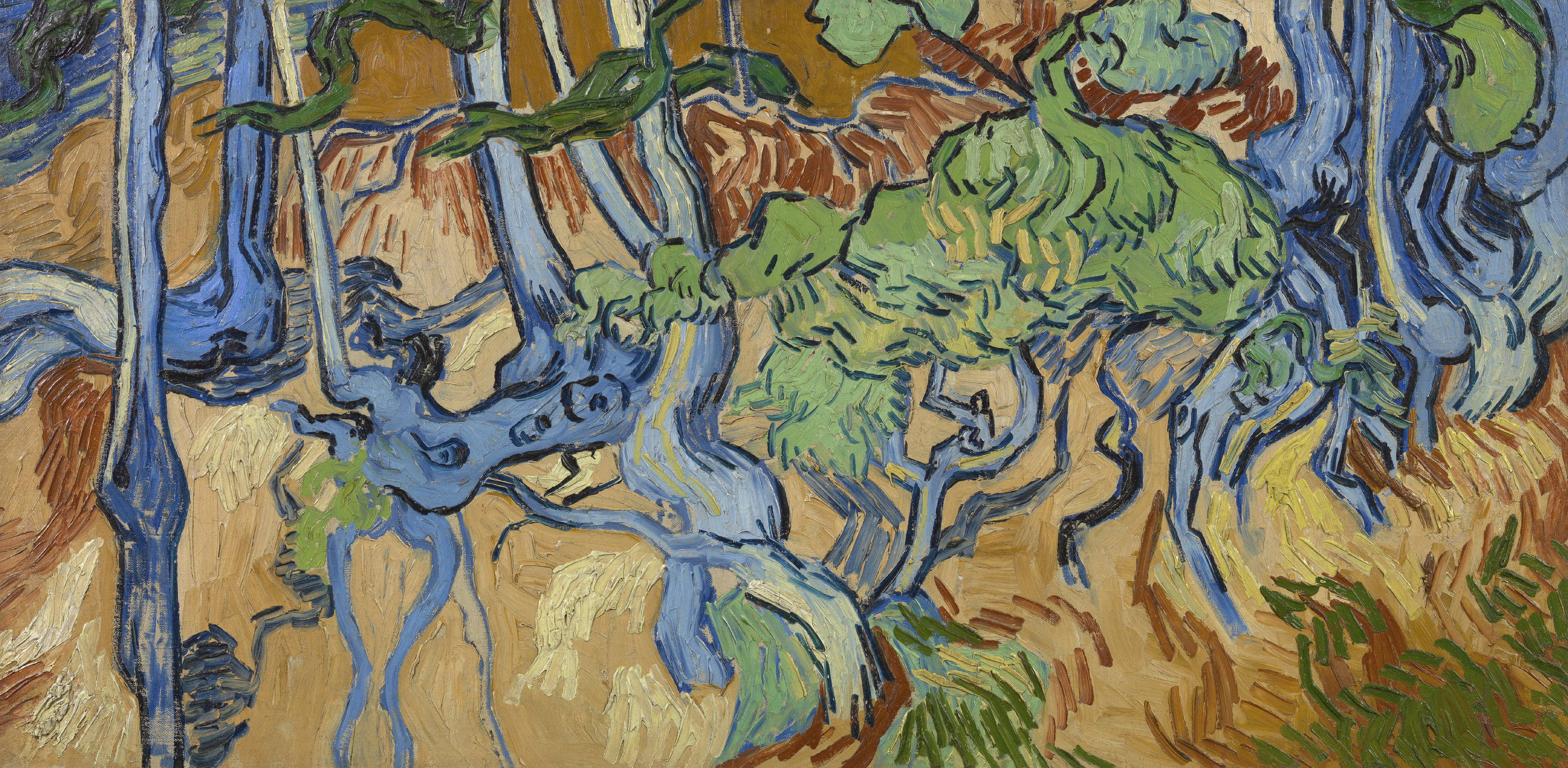 Van Gogh’s last painting, Tree Roots