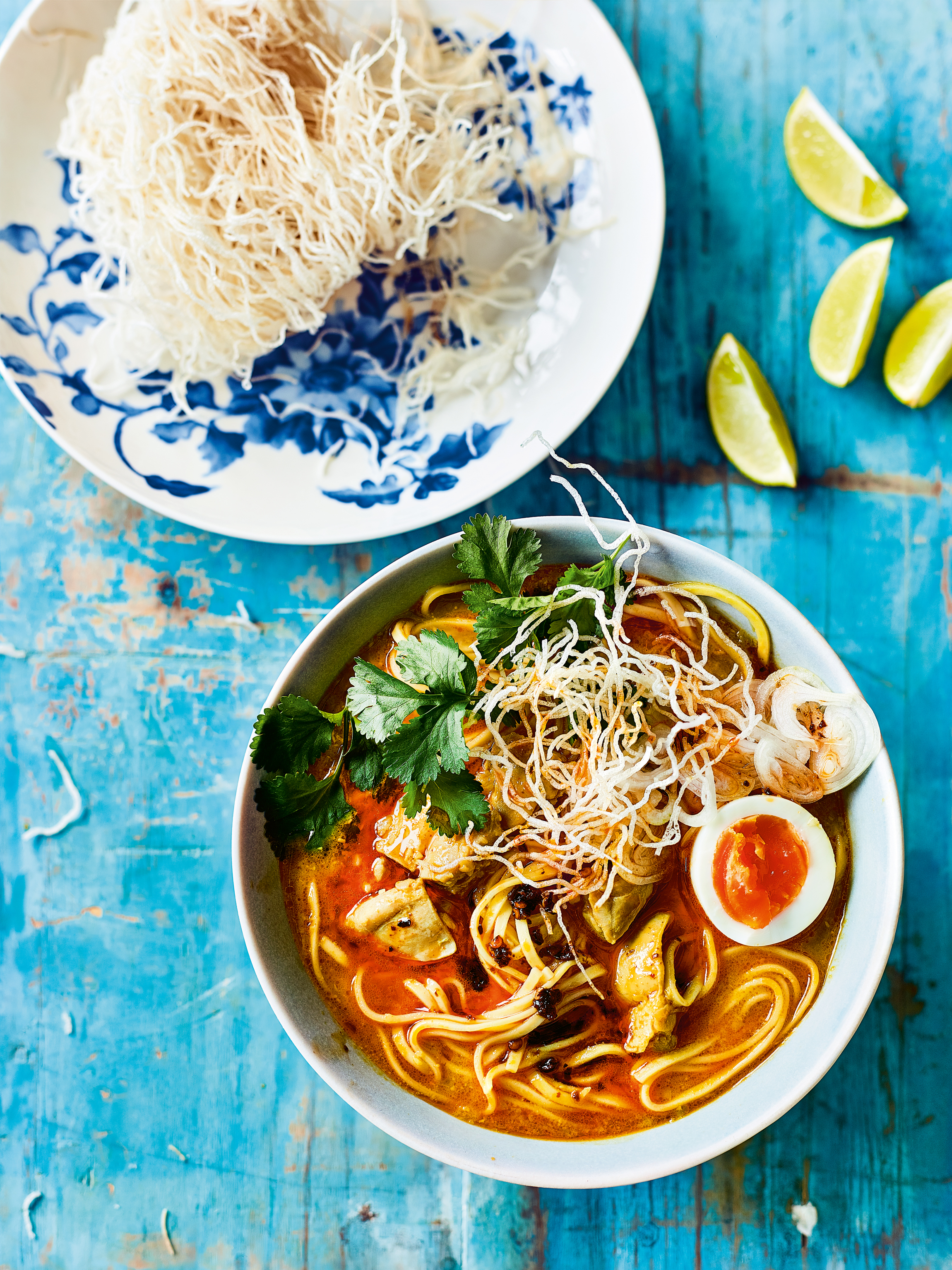 Coconut and chicken noodles