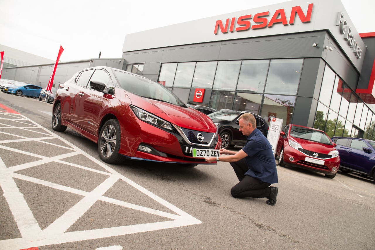 Car dealers trial green number plates on electric vehicles Express & Star