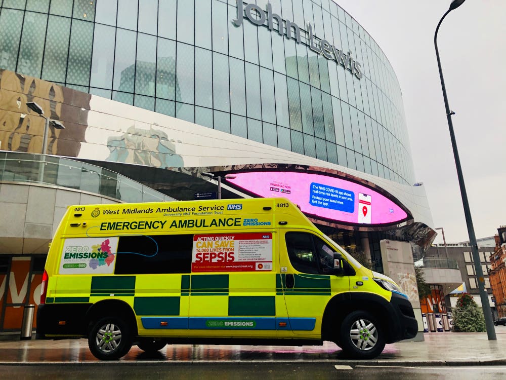 UK’s first allelectric emergency ambulance launched to cut carbon
