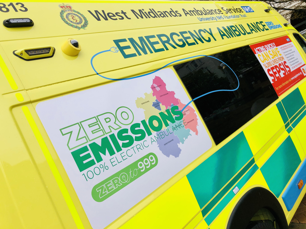 UK’s first allelectric emergency ambulance launched to cut carbon