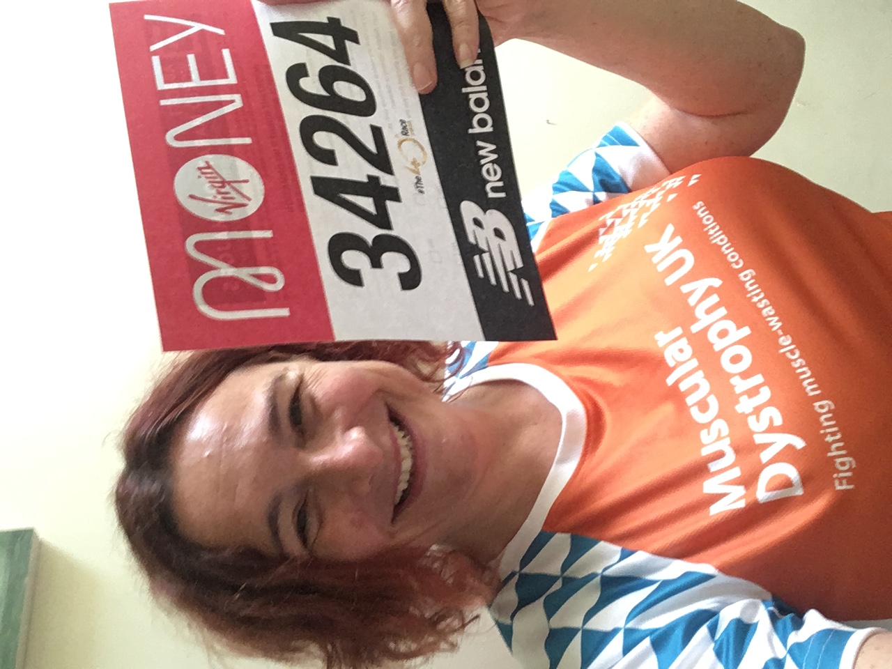 Catherine Woodhead, chief executive of Muscular Dystrophy UK, who is running the 2020 Virgin Money London Marathon to raise money for the charity (Muscular Dystrophy UK/PA)