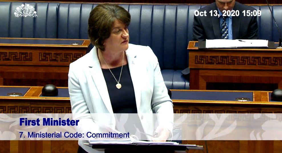 First Minister Arlene Foster