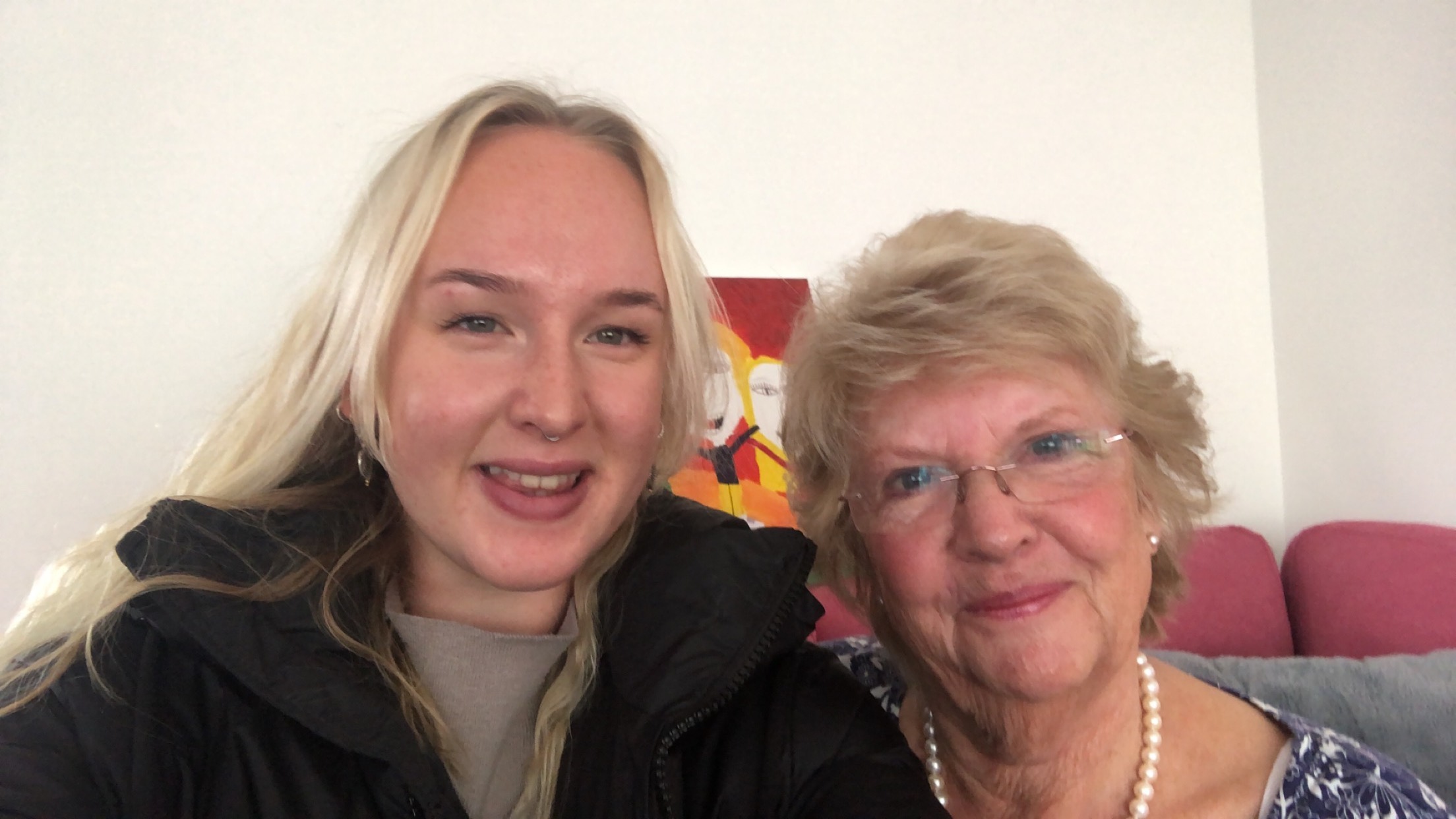 Margaret Hansard and her granddaughter Lucy