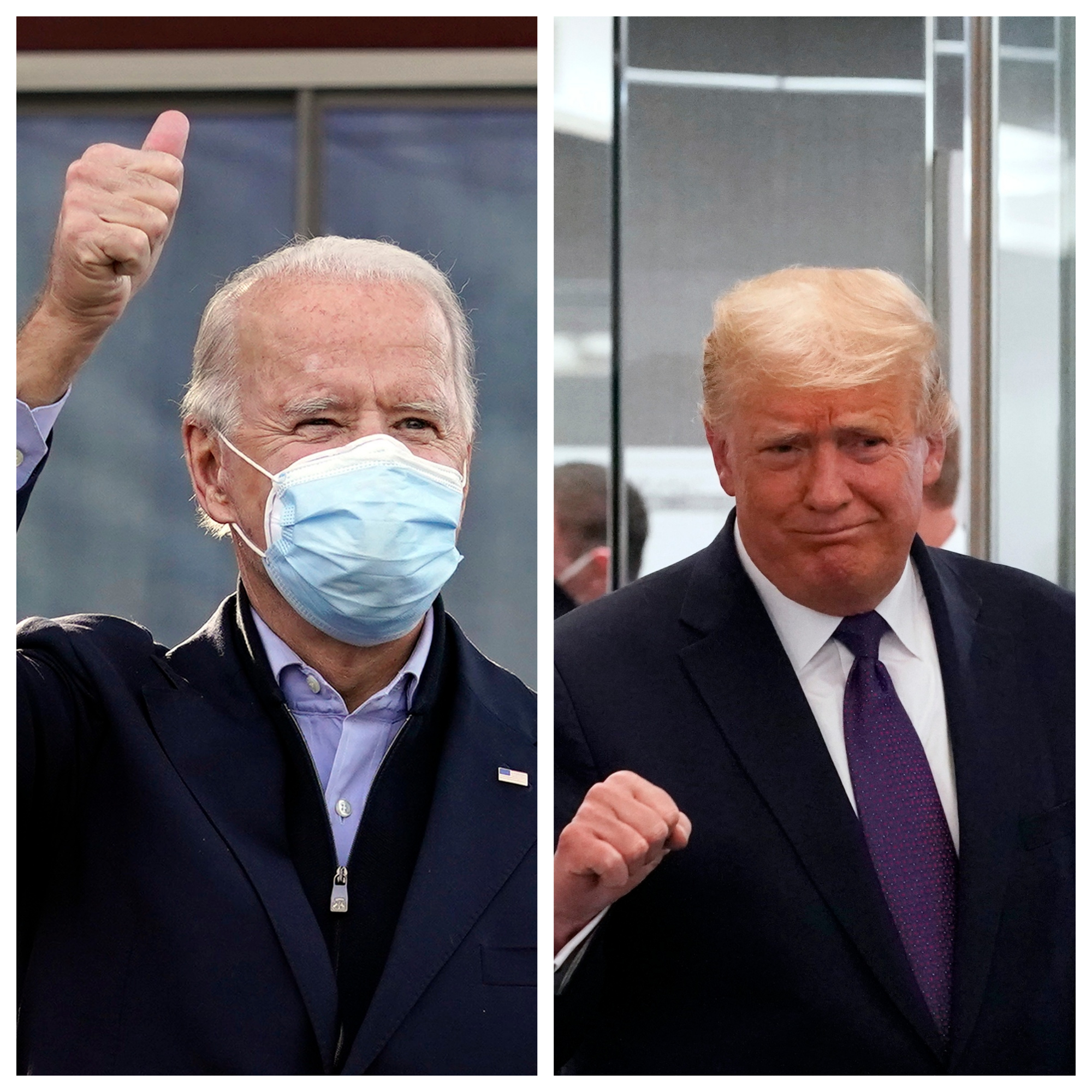 Joe Biden and Donald Trump