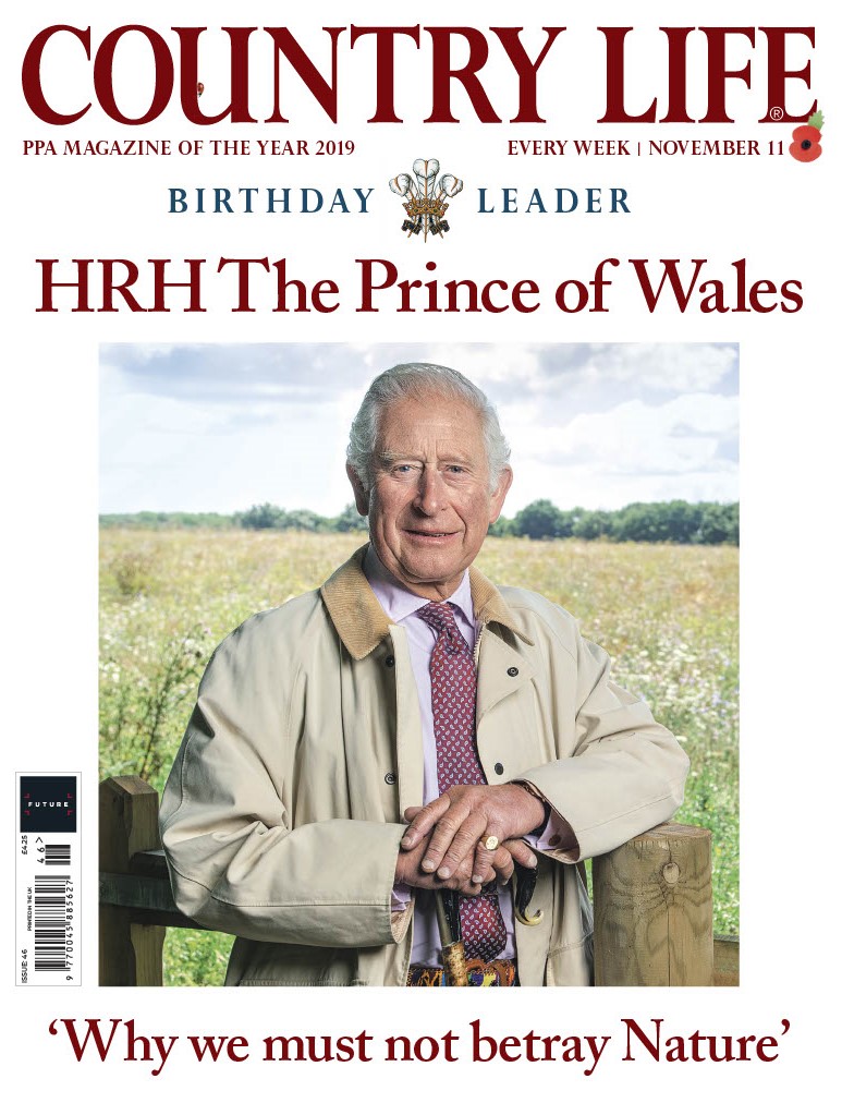 The prince on the cover of Country Life magazine 