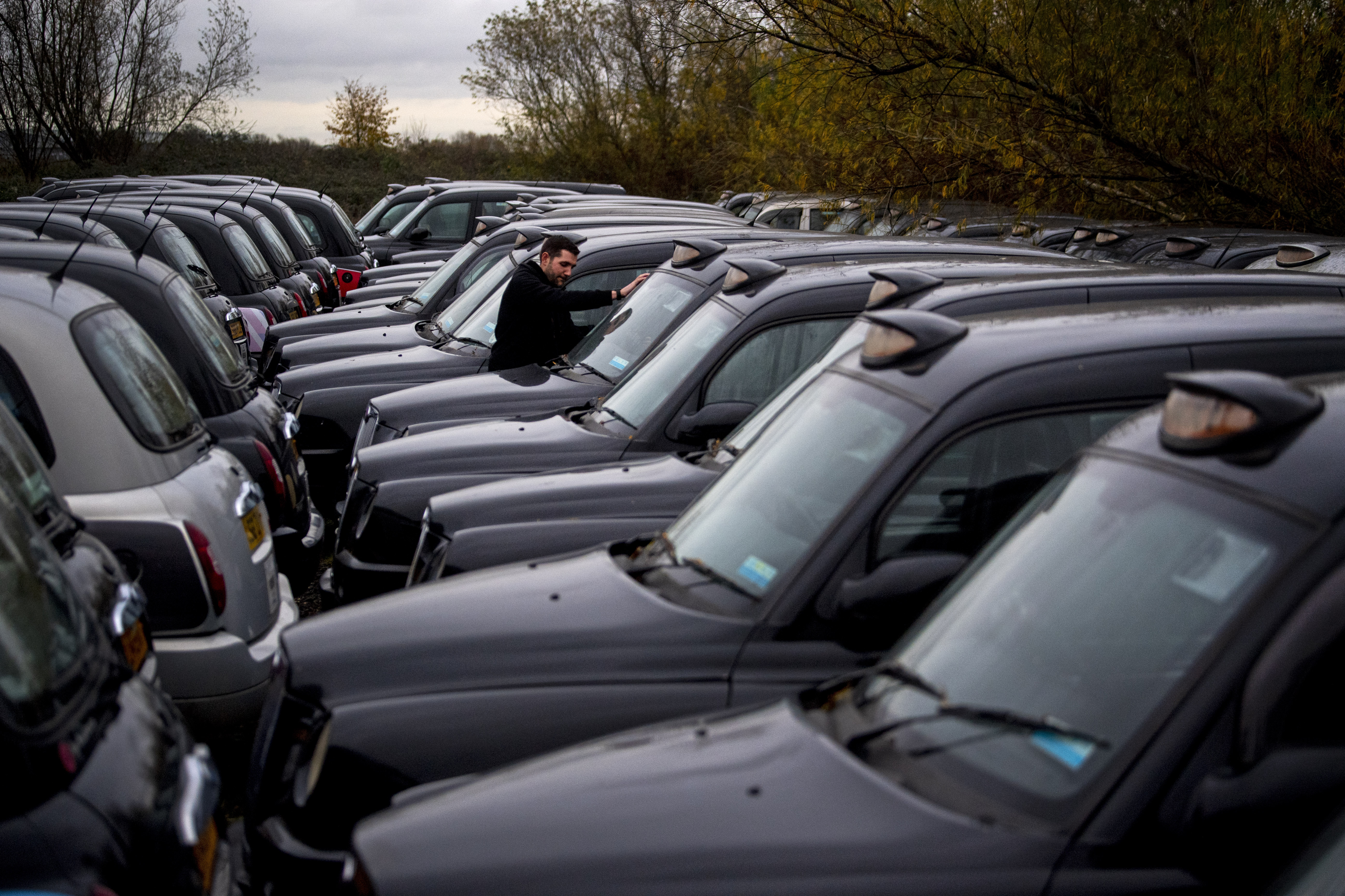 The demand for taxis in London has collapsed due the virus crisis (Victoria Jones/PA)
