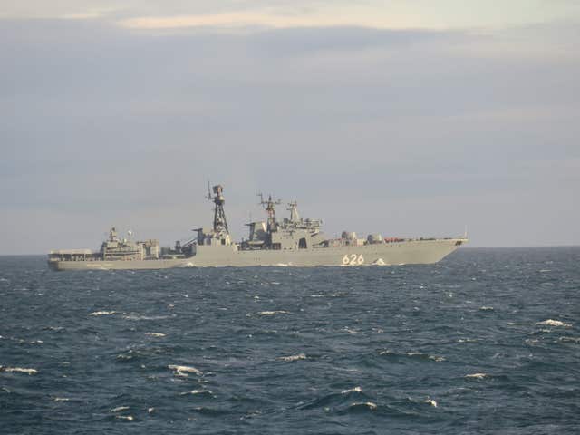 Royal Navy Monitors Four Russian Ships In Moray Firth Express And Star
