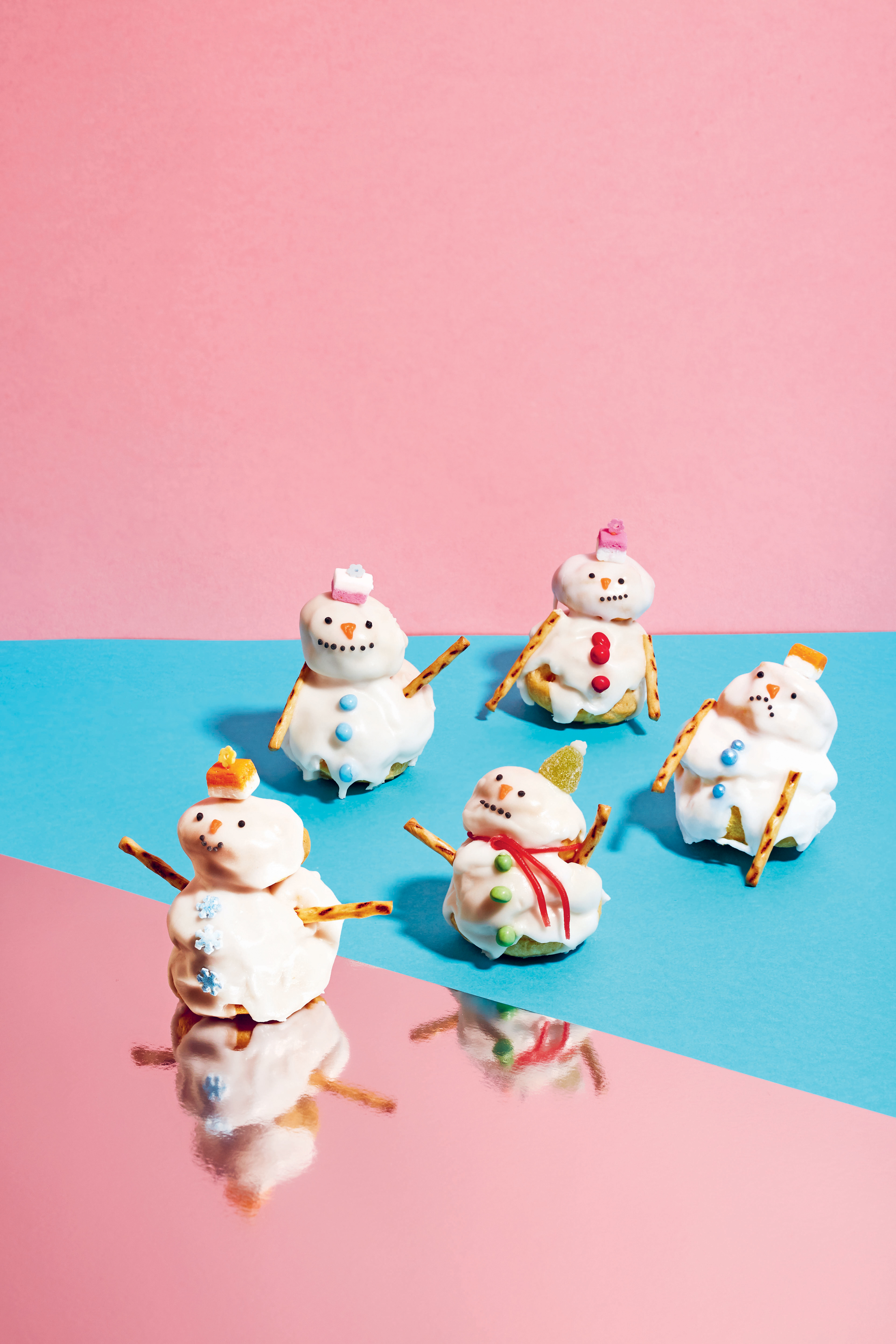 Snowmen choux