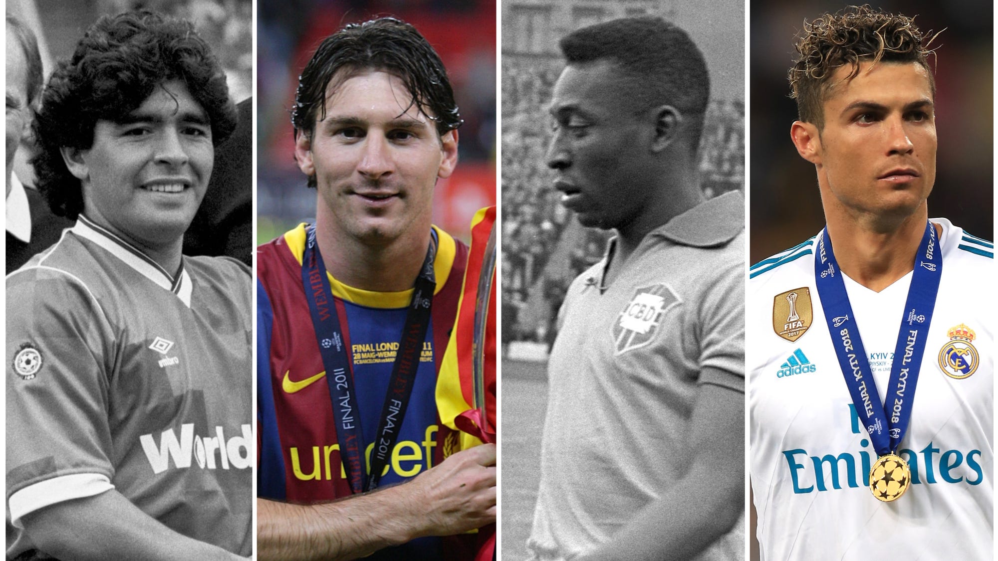 Maradona, Pele, Messi or Ronaldo – just who is football’s greatest ...