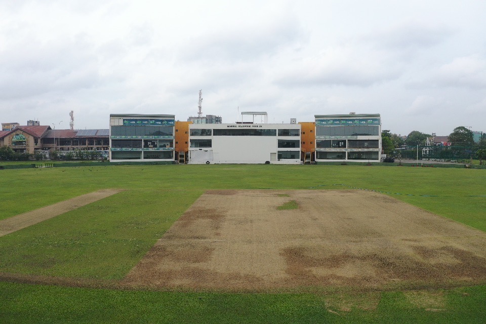 An empty cricket ground