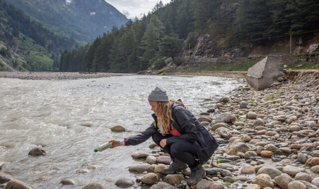 Dr Emily Duncan releases a bottle