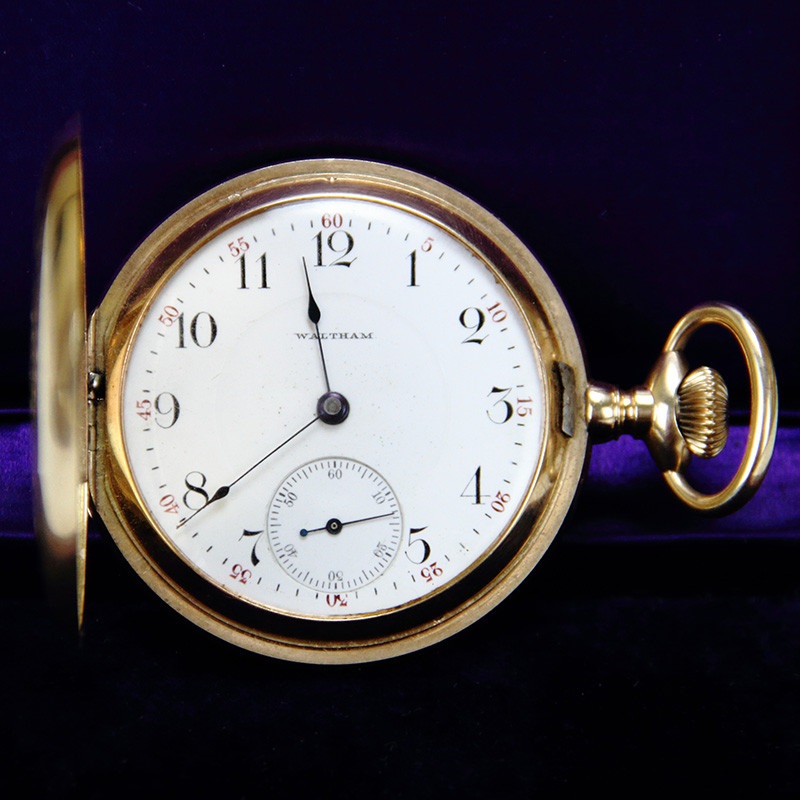The face of the historic pocket watch