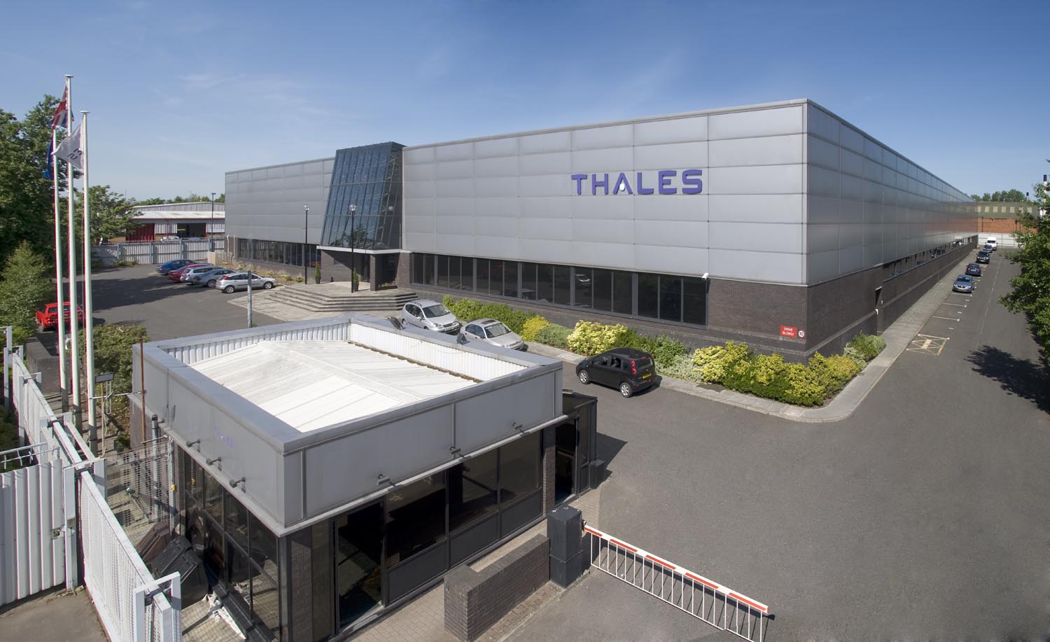 The Thales factory site in Belfast