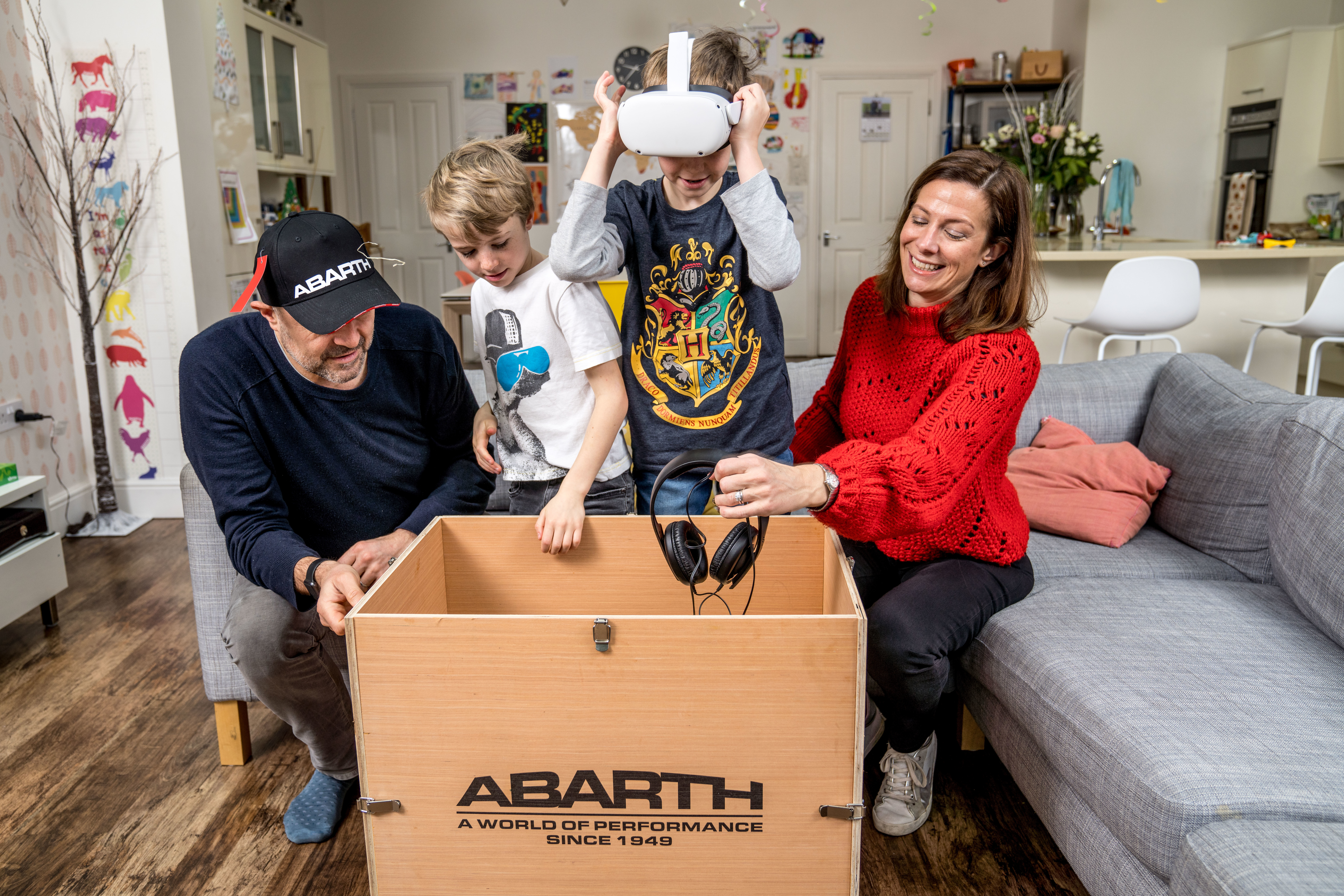 Abarth VR test drive