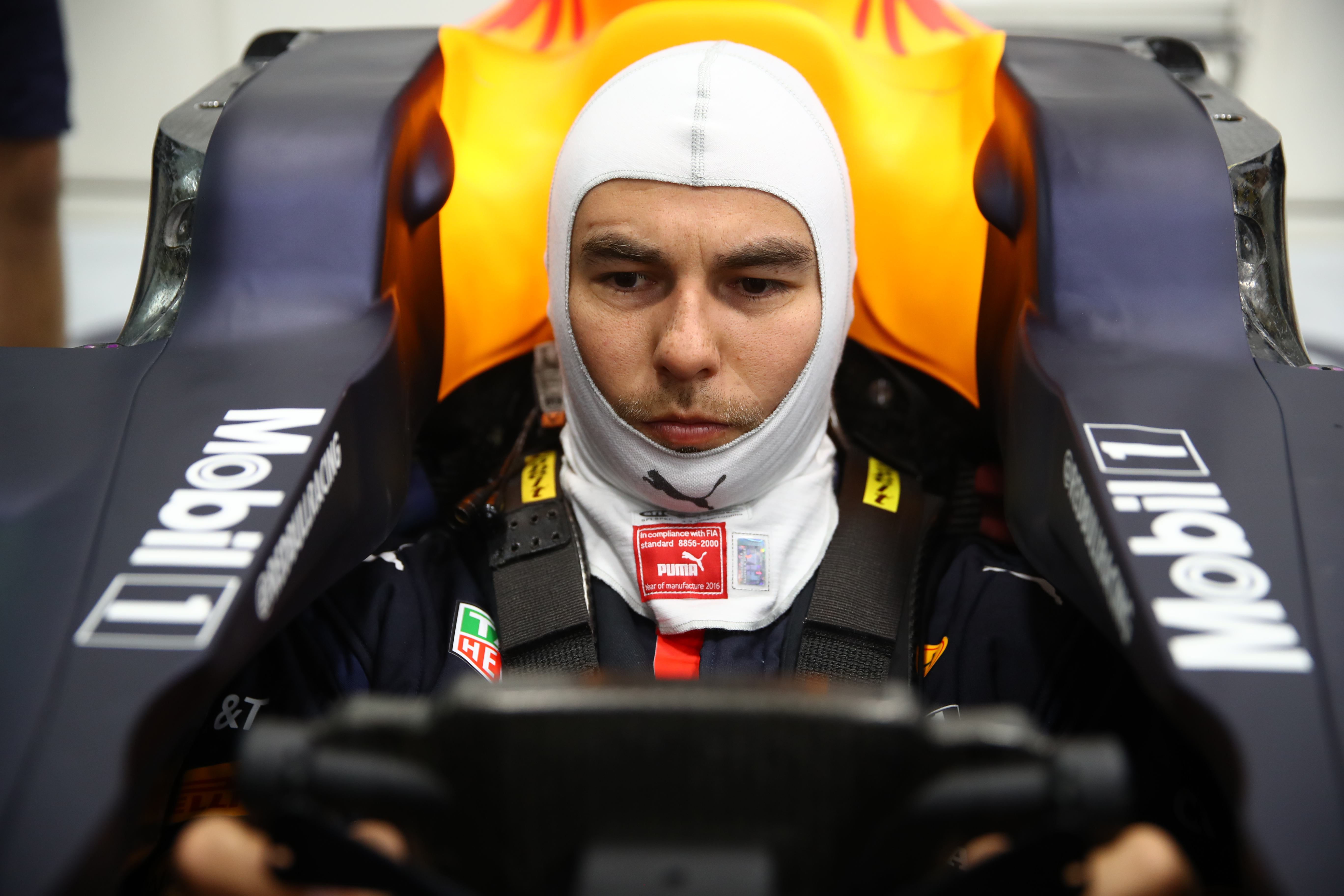 Sergio Perez Visits Red Bull Racing Factory