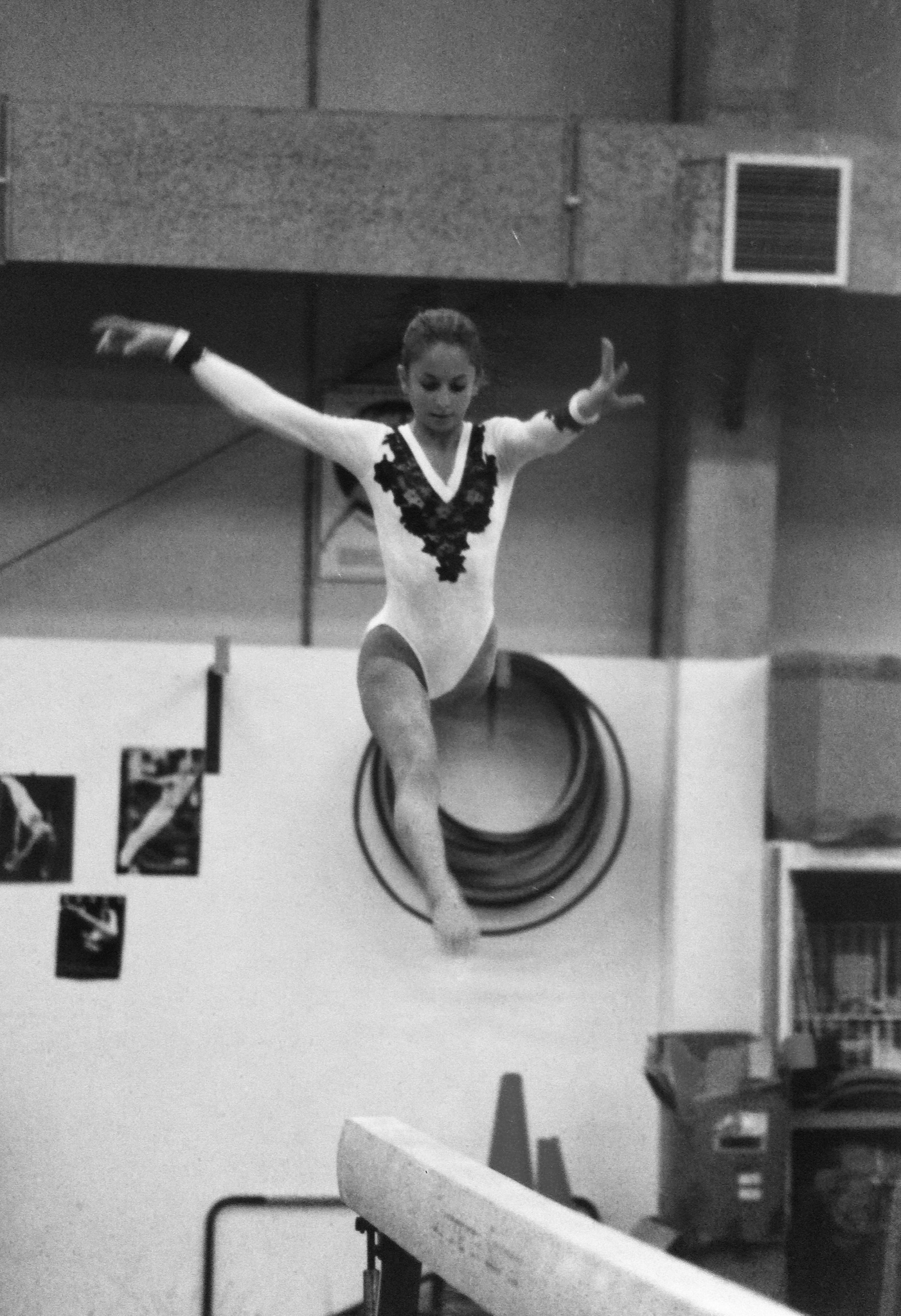 Claire Heafford pictured during her time as a gymnast