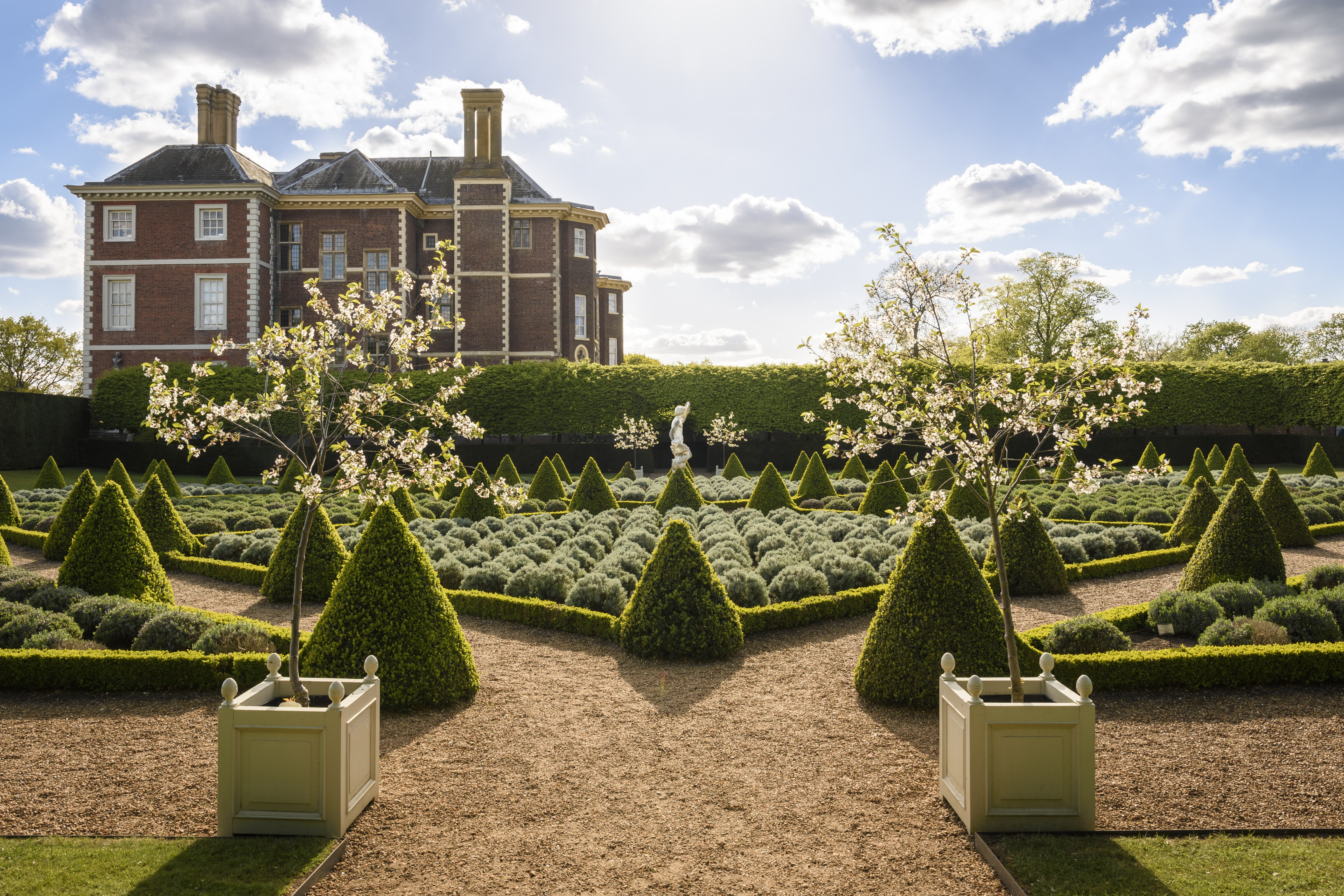 The Cherry Garden at Ham House and Garden, London, which faces increasing heat