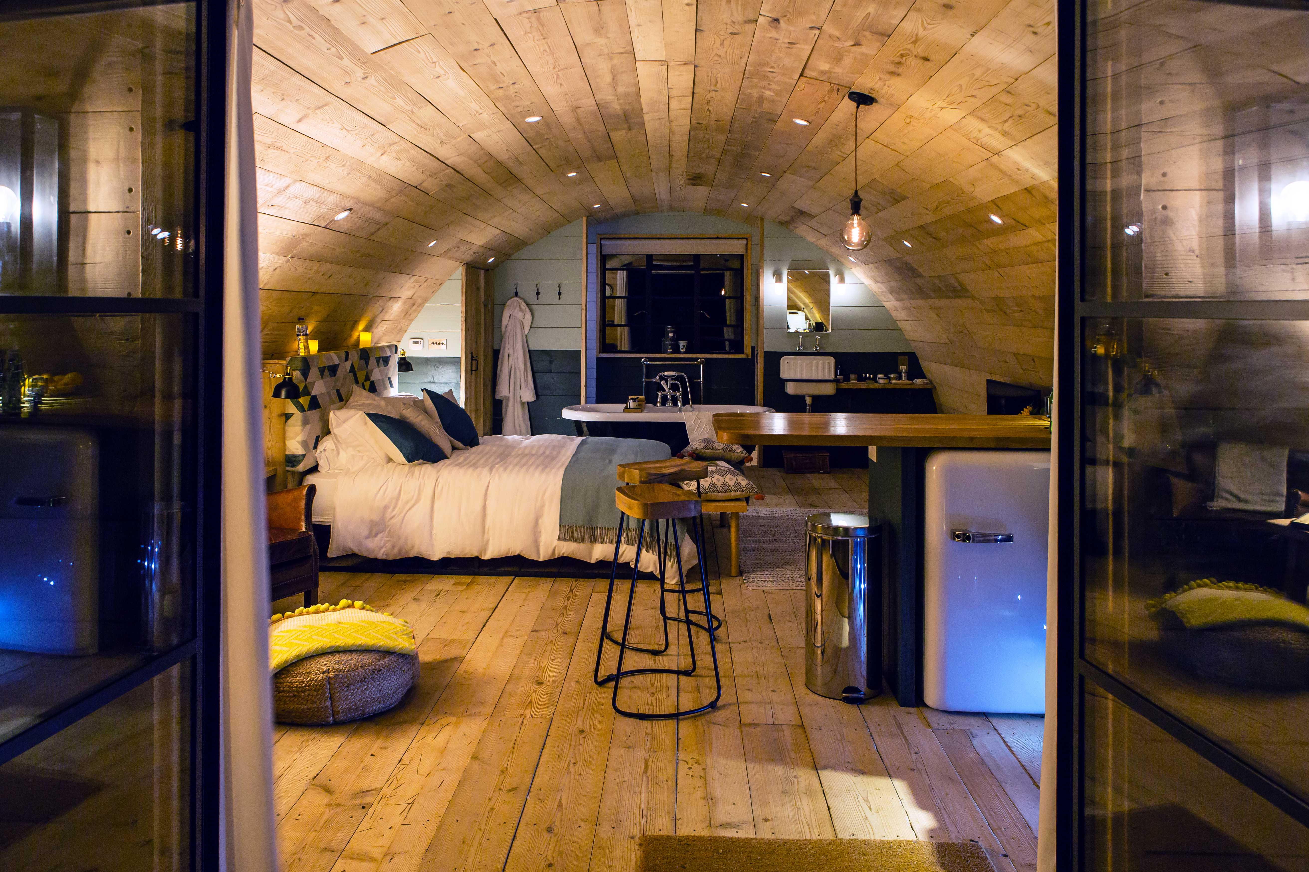 interior view of The Pigsty Airbnb