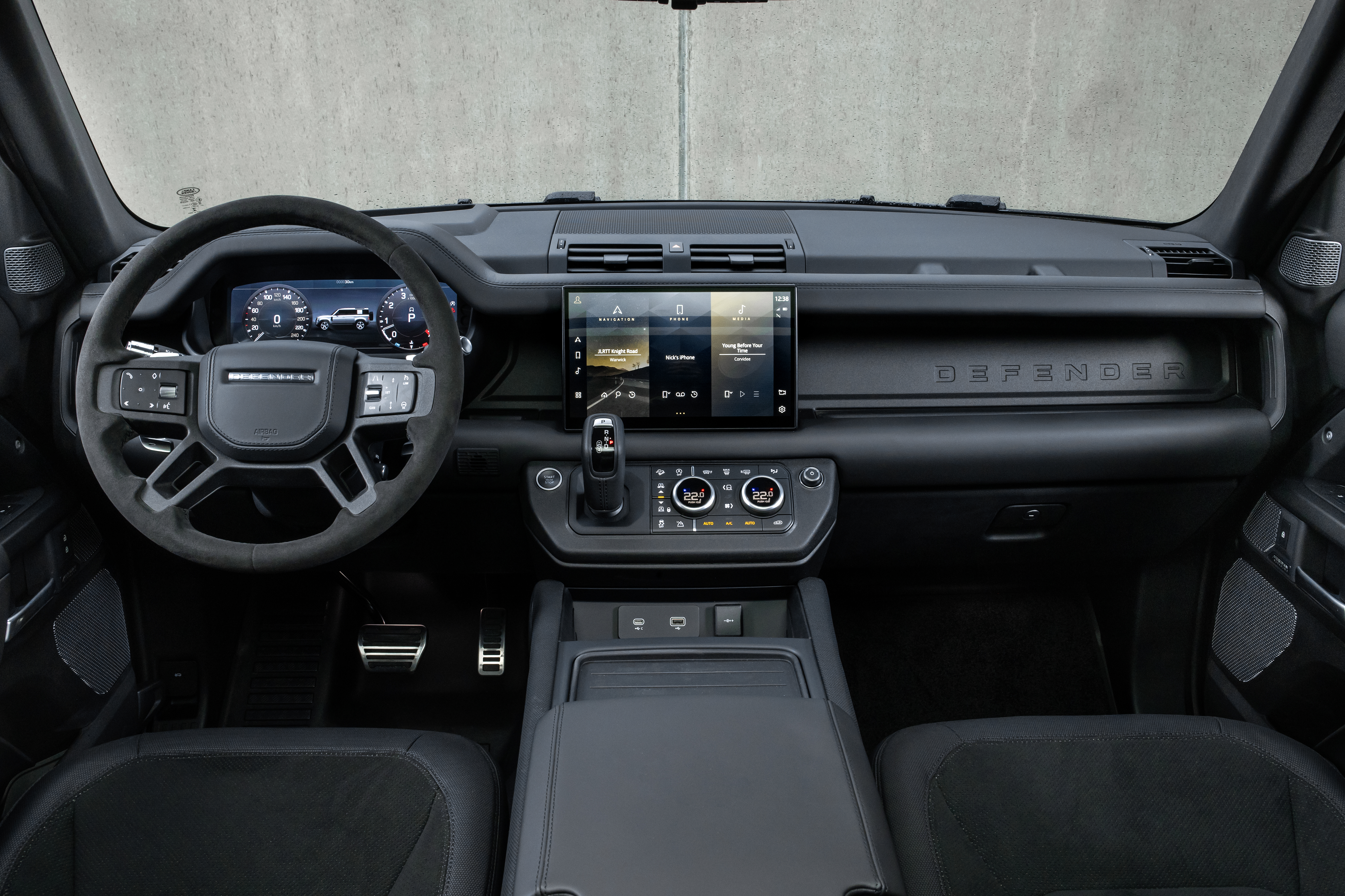 Land Rover Defender V8 Interior