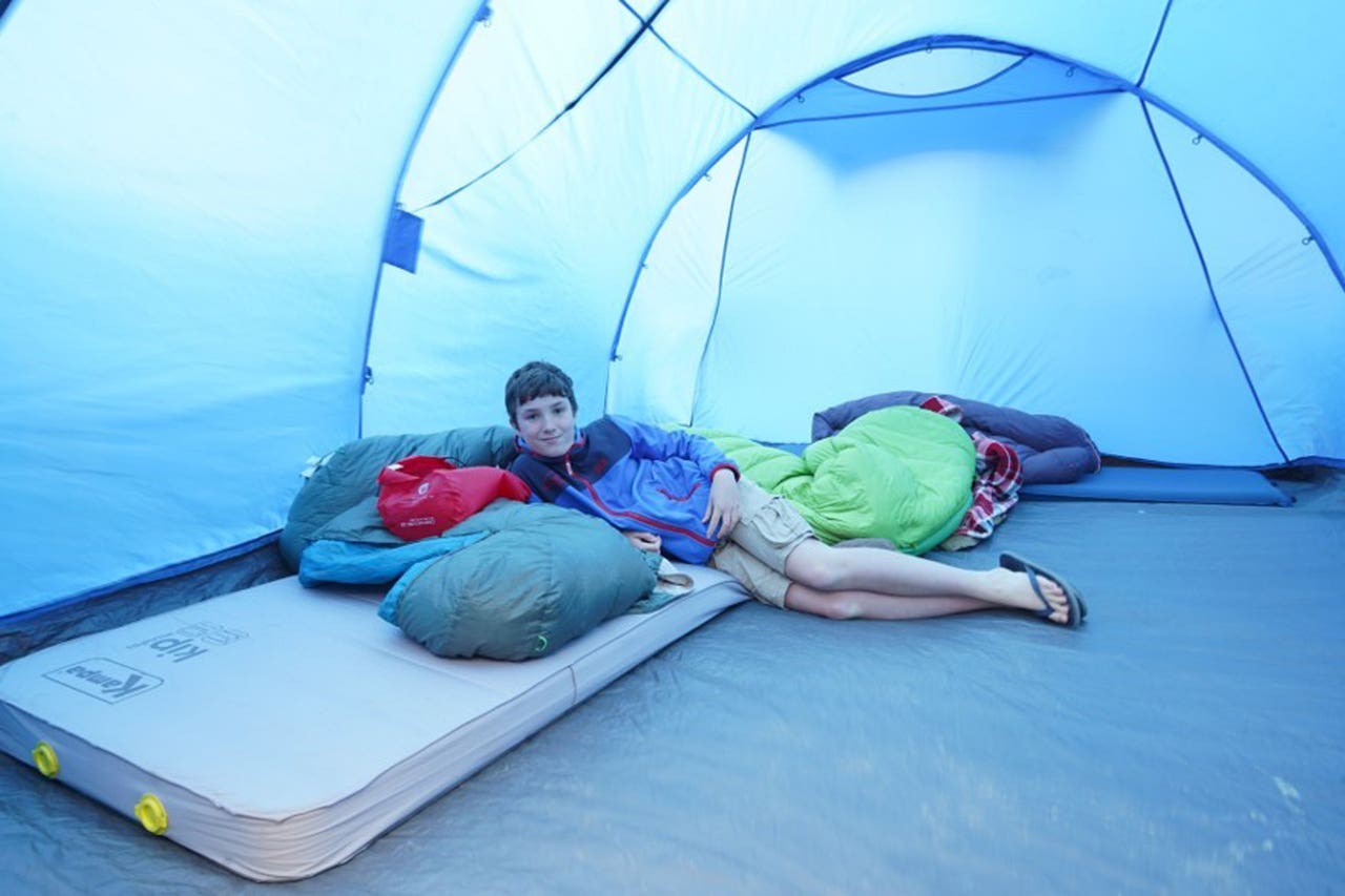 Boy raises £500,000 by sleeping in a tent for a year Swanage and