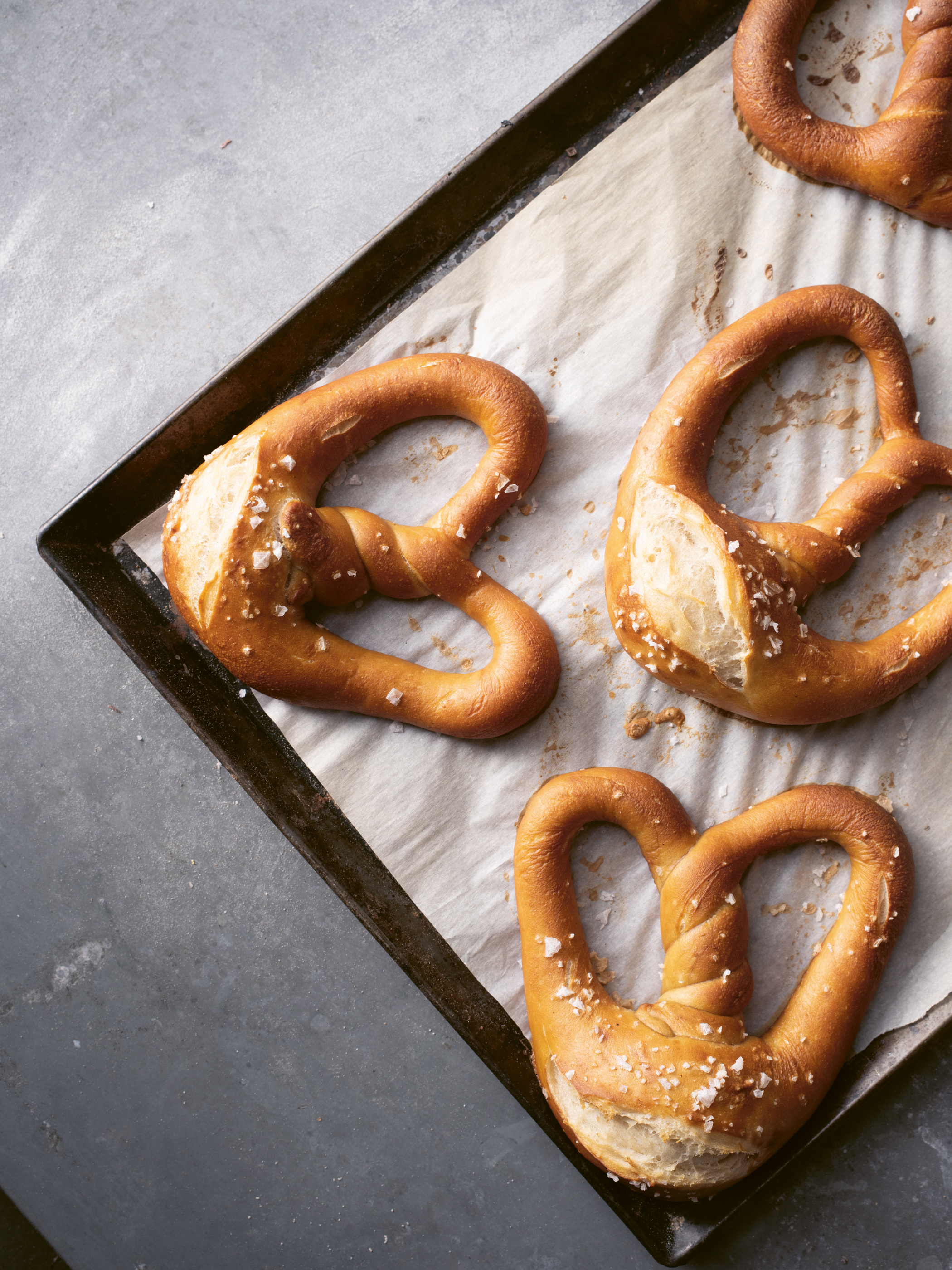 Sourdough pretzels