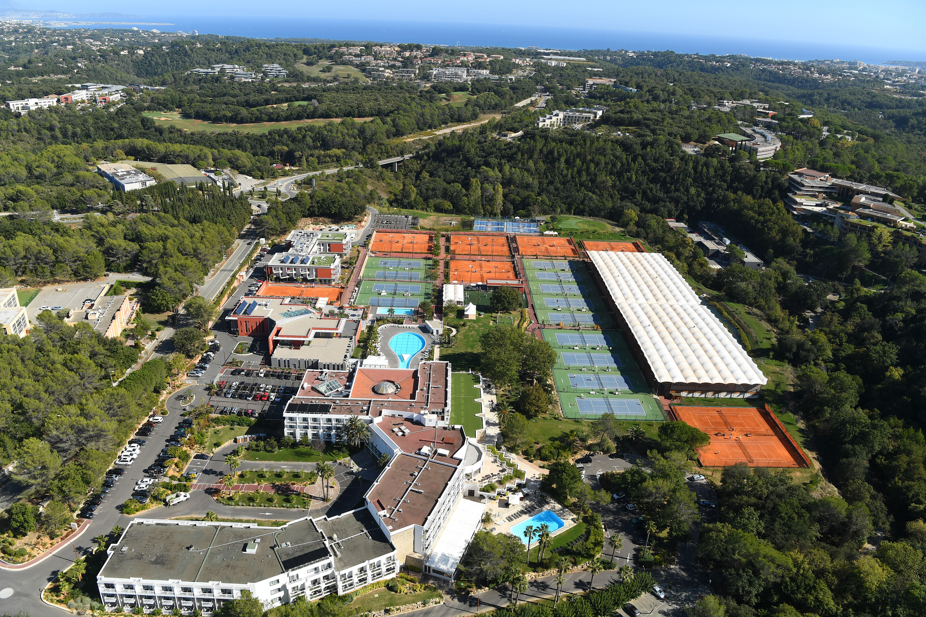 The Mouratoglou Academy is a base for many top players