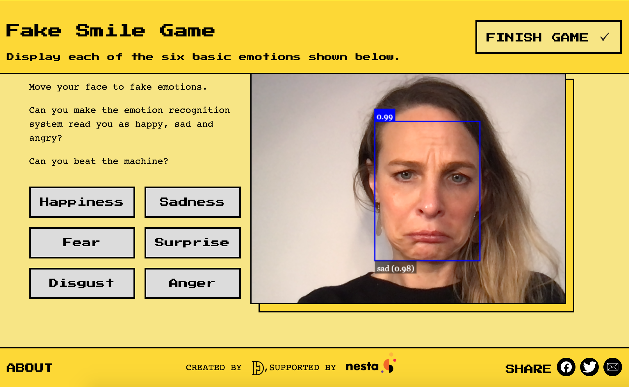 Scientists create online game to show risks of AI emotion recognition