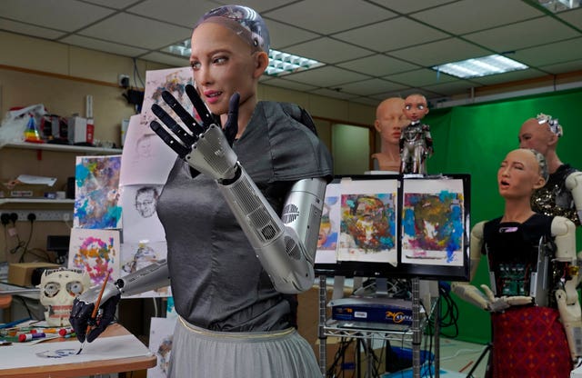 Sophia the robot artist sells work for 688,000 dollars | Express & Star