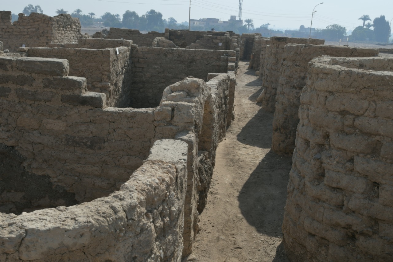 An archaeological discovery as part of the Lost Golden City in Luxor, Egypt