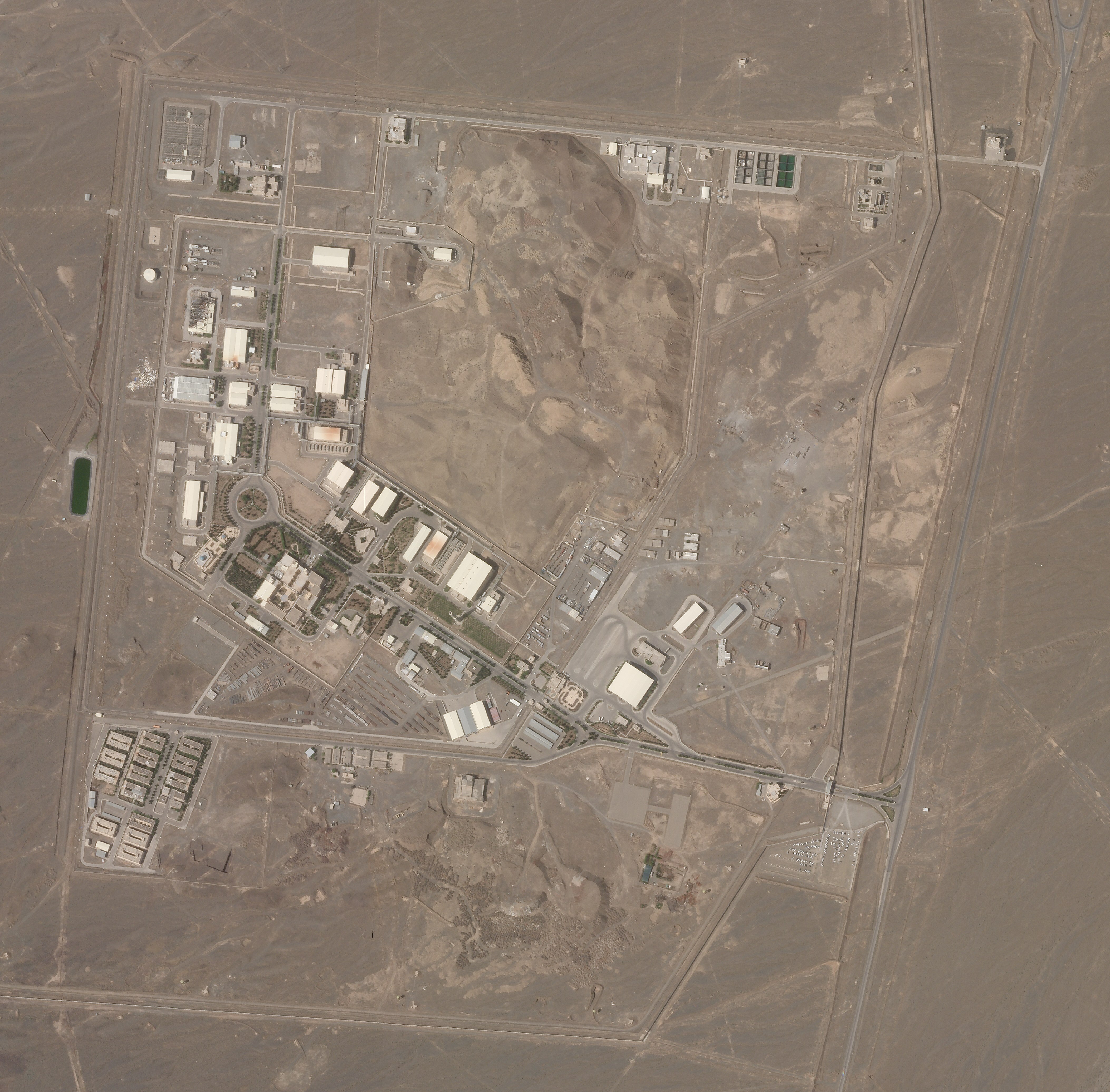 This satellite photo from Planet Labs Inc shows Iran's Natanz nuclear facility on April 7 2021 