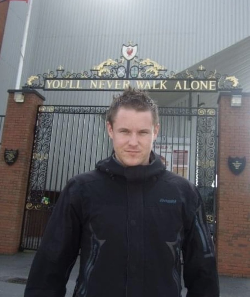 Liverpool fan David at Anfield