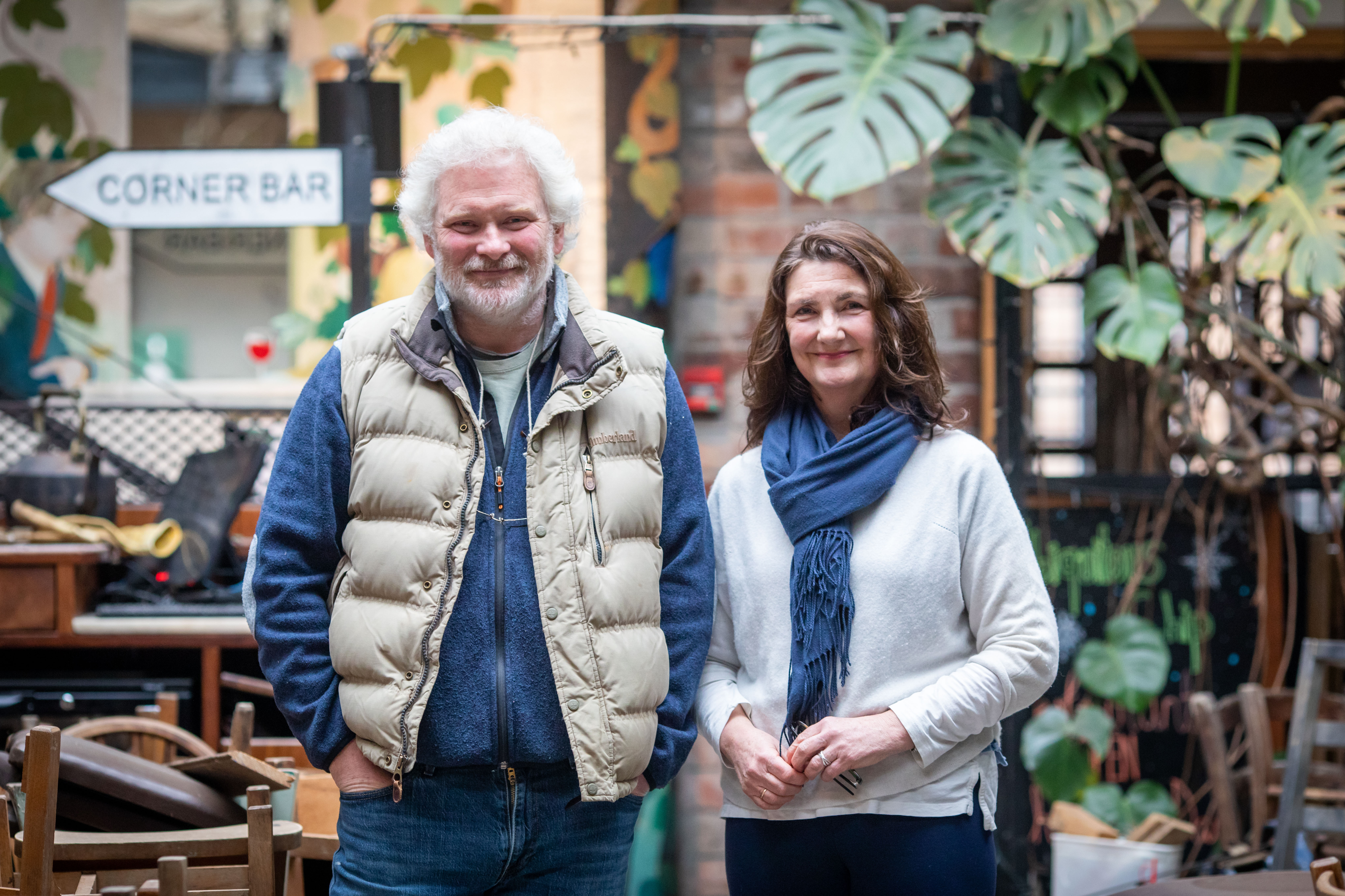 Colin Clydesdale and Carole Wright, owners of Ubiquitous Chip, Glasgow
