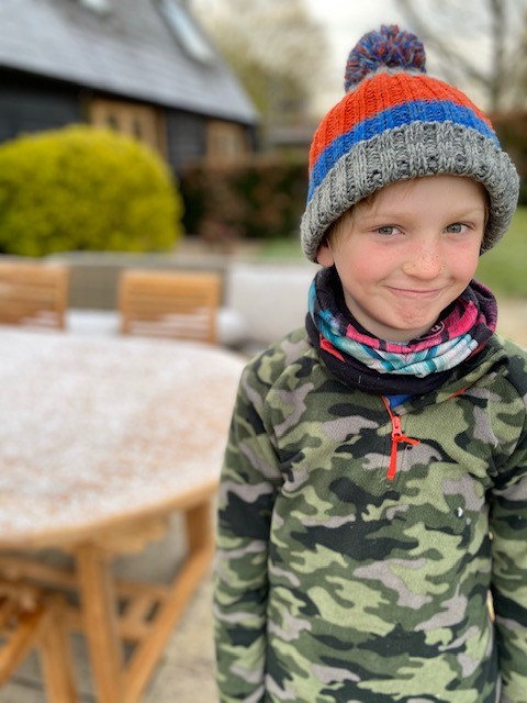 Archie said he was inspired by 11-year-old Max Woosey, who slept in a tent in his garden for a year. (Poppy Tunstill/ PA)