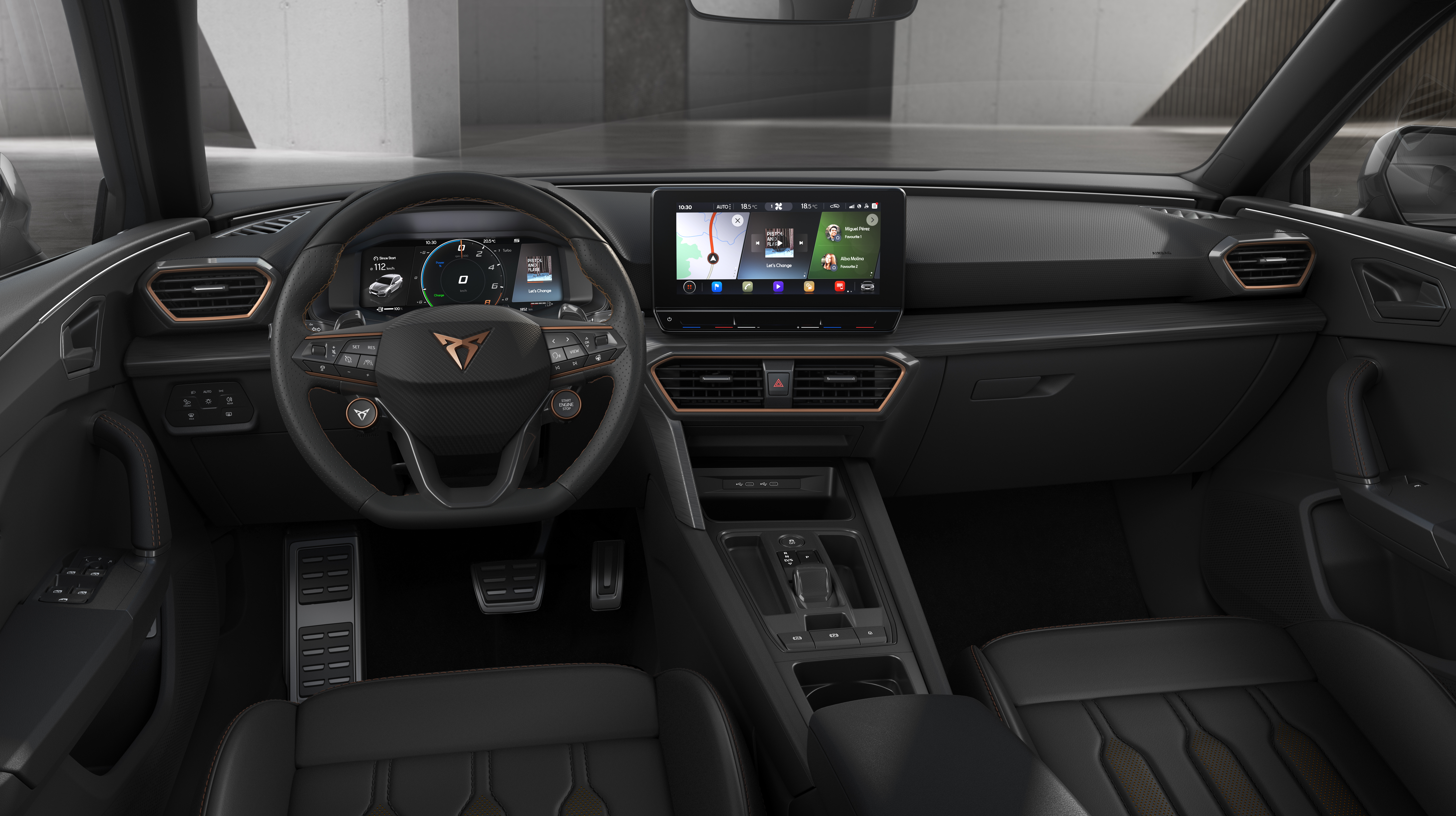 Cupra Leon interior