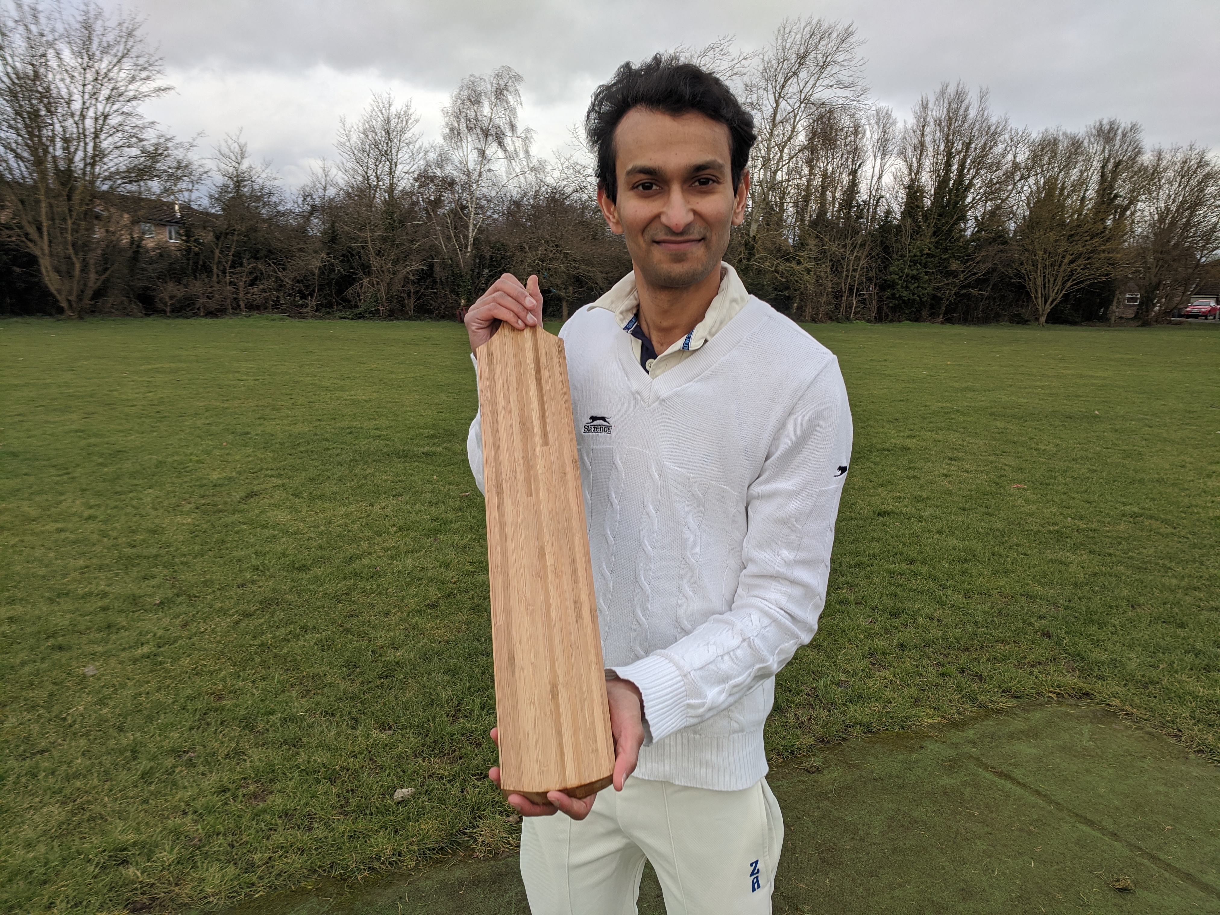 Bamboo is stronger than willow and transfers more power to the cricket ball, according to a study. (Cambridge University/ PA)