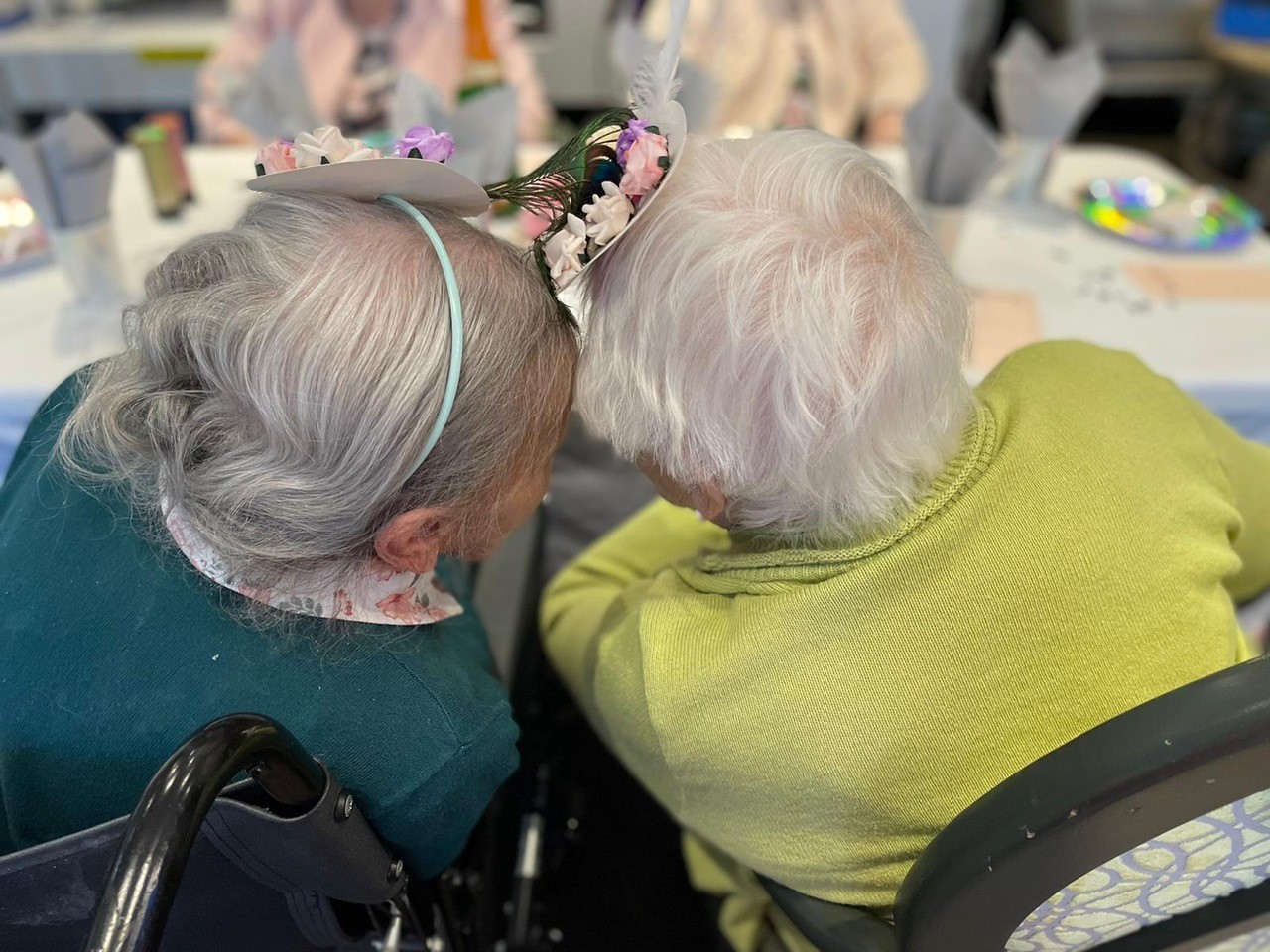 Residents at the wedding