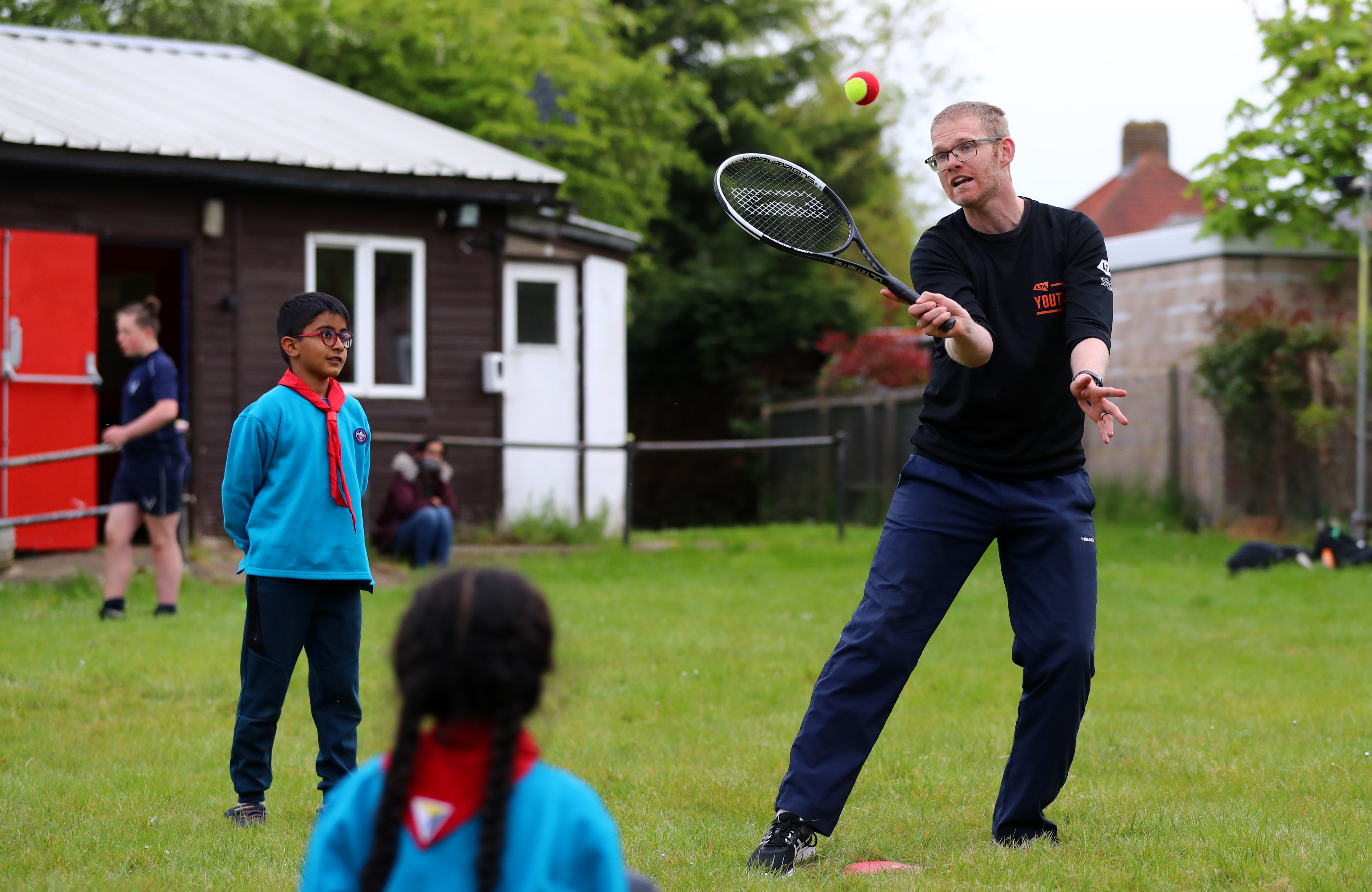 Beavers will learn basic tennis activities as part of a three-year partnership